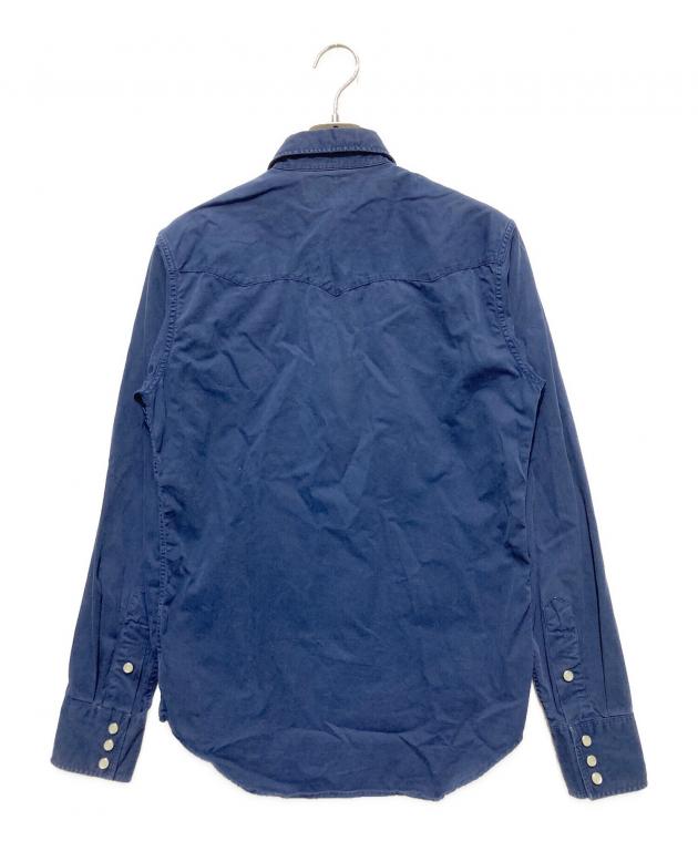 中古・古着通販】RRL (ダブルアールエル) ウエスタンシャツ ネイビー