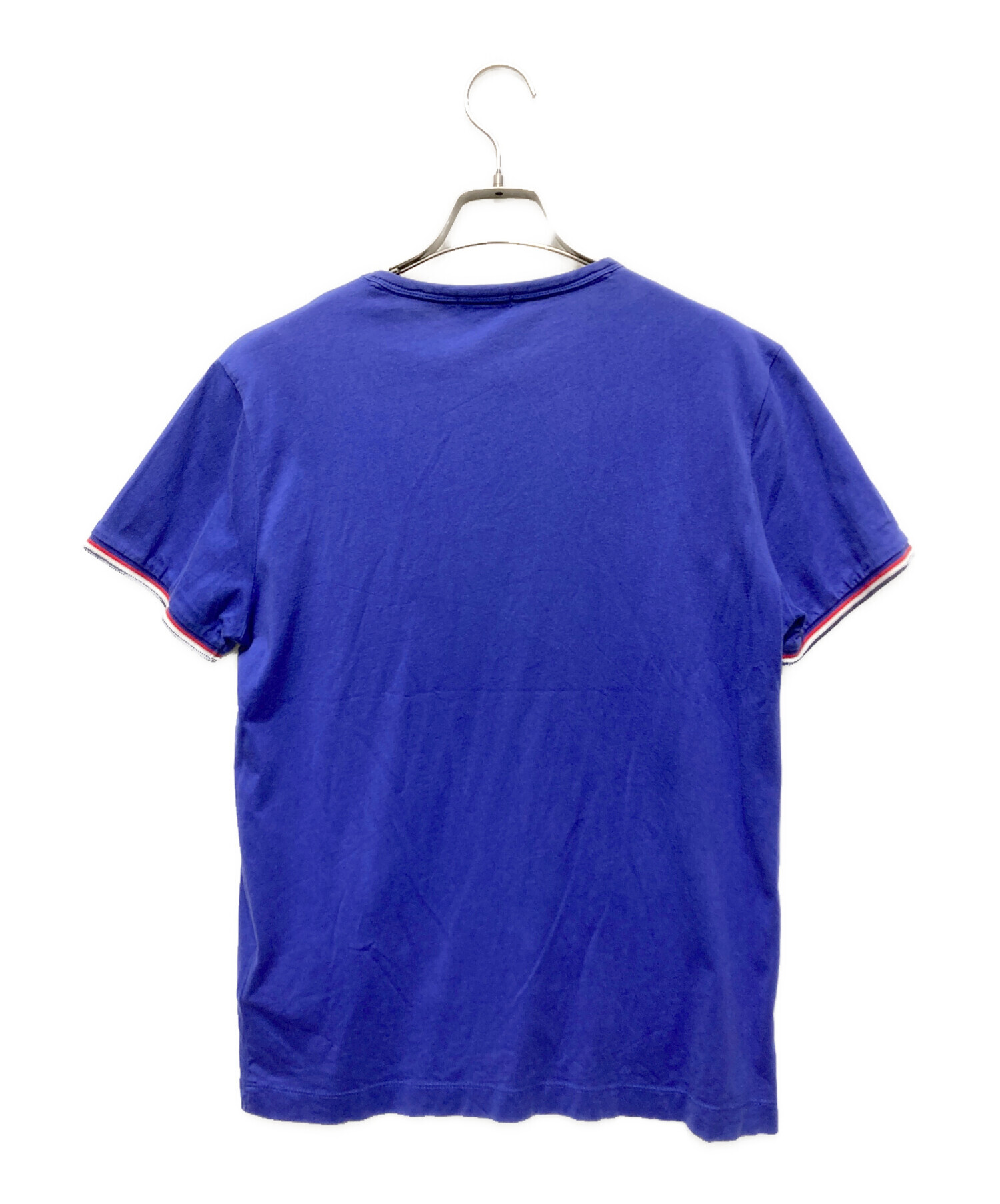 中古・古着通販】MONCLER (モンクレール) ポケットTシャツ ブルー