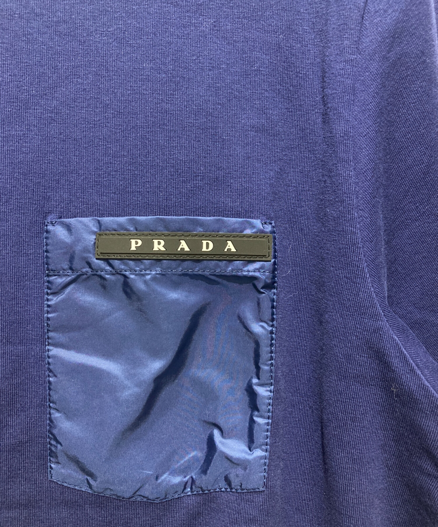 中古・古着通販】PRADA (プラダ) 21AW ラバーロゴ ナイロンポケット 