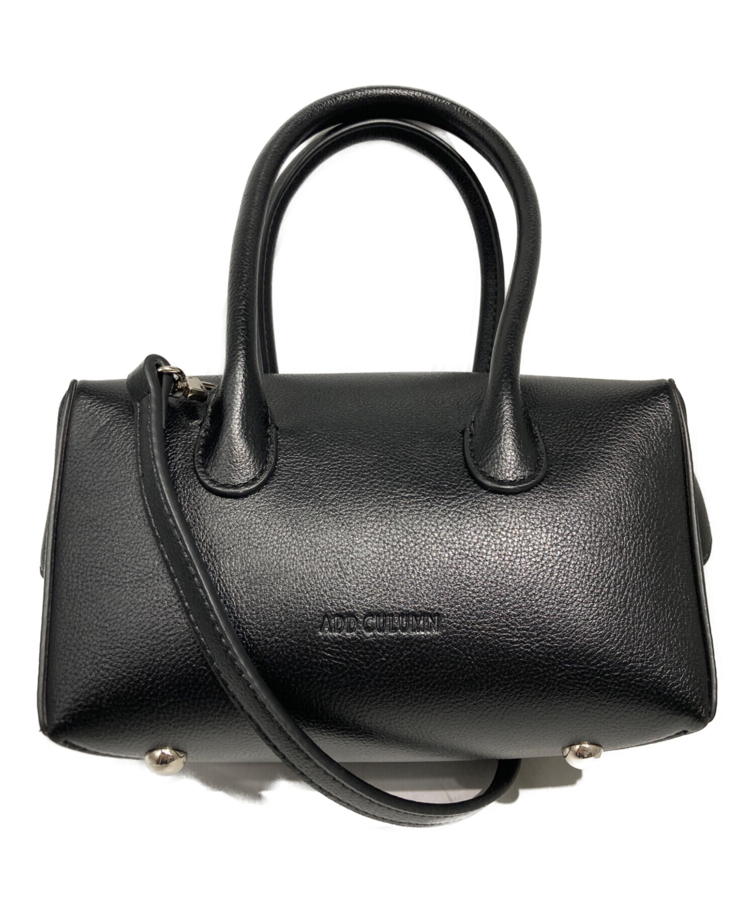 新品タグ付き★ADD CULUMNアドカラムLOP BOSTONバッグブラック 中古・古着通販】ADD CULUMN (アドカラム) LOP BOSTON S ショルダー