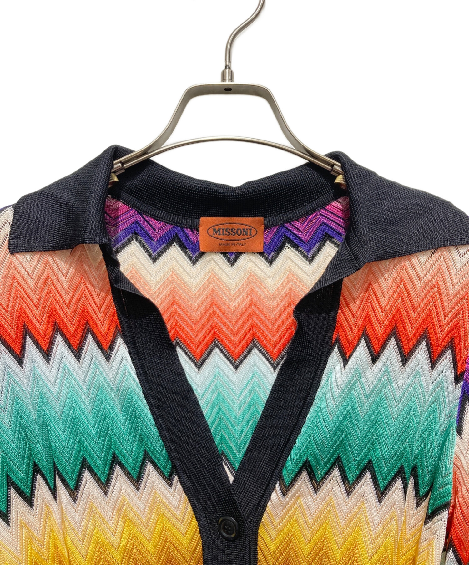 新品同　　MISSONI ミッソーニ ロングワンピース　マルチカラー　M〜L 中古・古着通販】MISSONI (ミッソーニ) 柄ワンピース マルチカラー