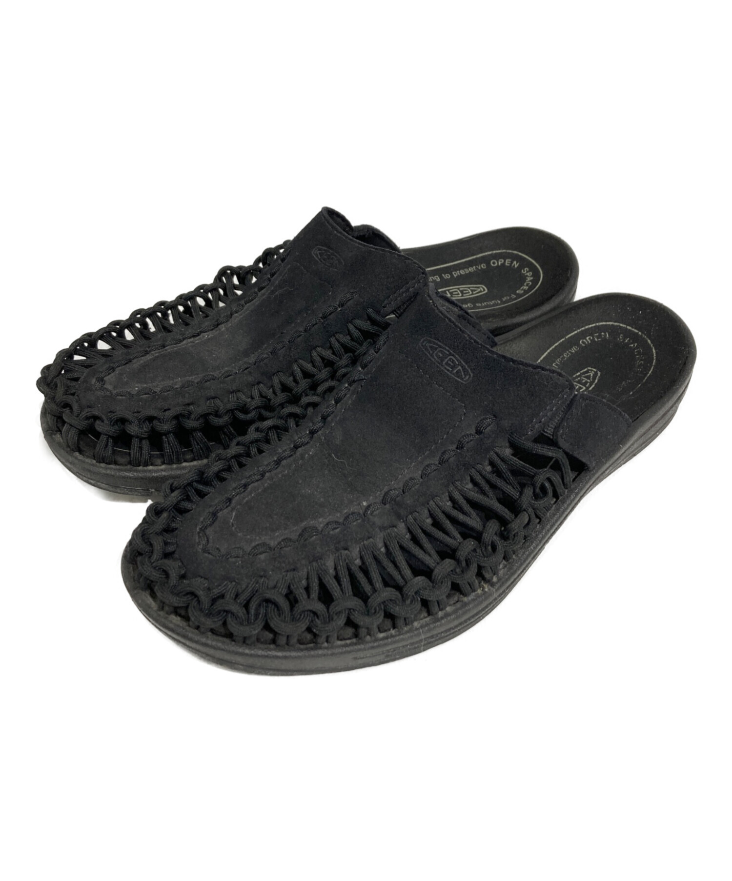 【未使用に近い】KEEN UNEEK2 SLIDE オールブラック27.0㎝ 中古・古着通販】KEEN (キーン) UNEEK II SLIDE ブラック サイズ:26cm