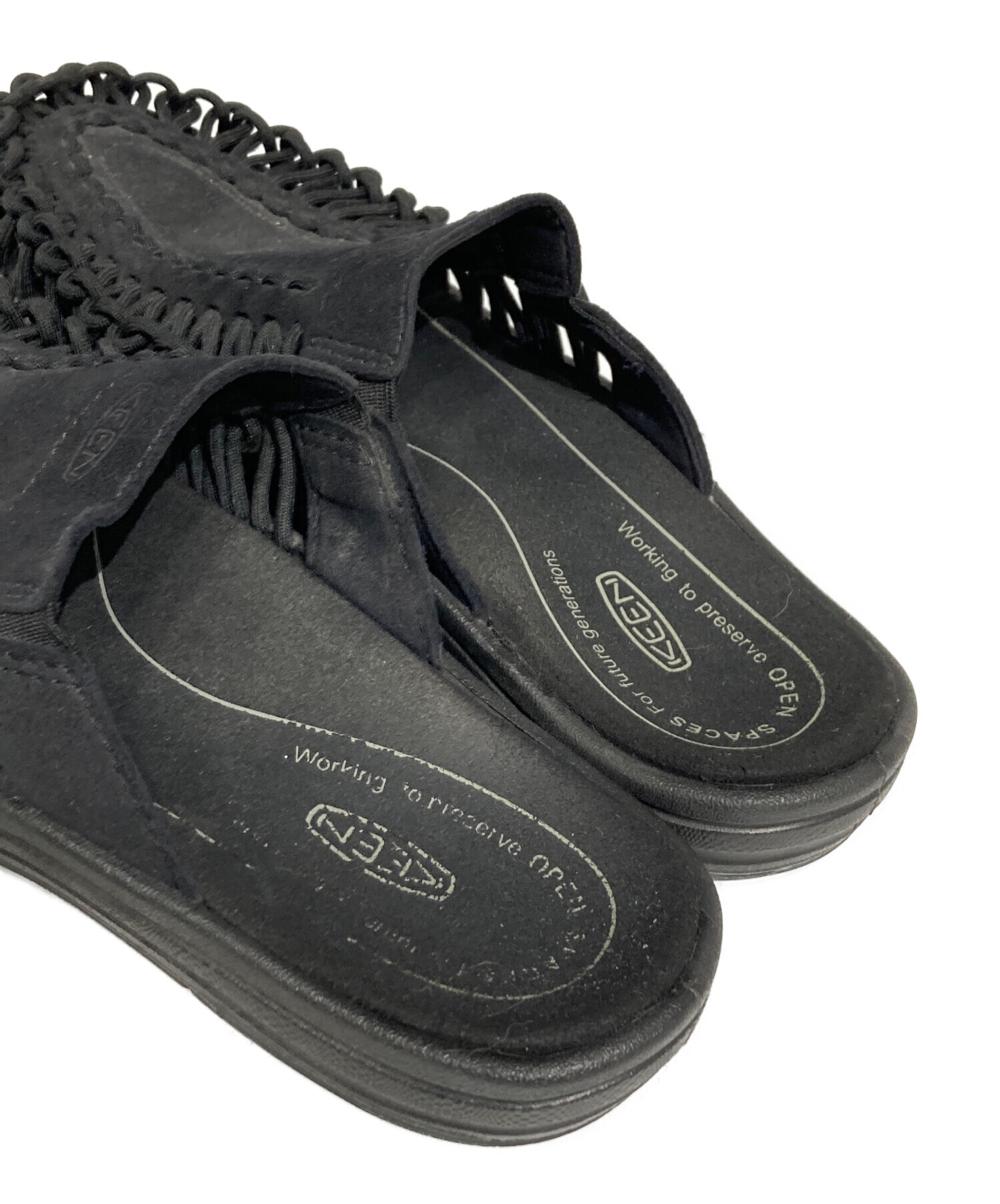 中古・古着通販】KEEN (キーン) UNEEK II SLIDE ブラック サイズ:26cm 