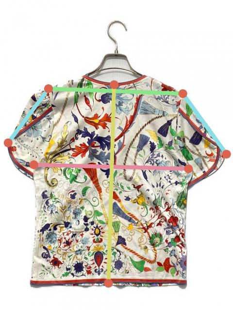 YUSHI様 美品 LEONARD レオナール 総柄 プリントシャツ ブラウス YUSHI