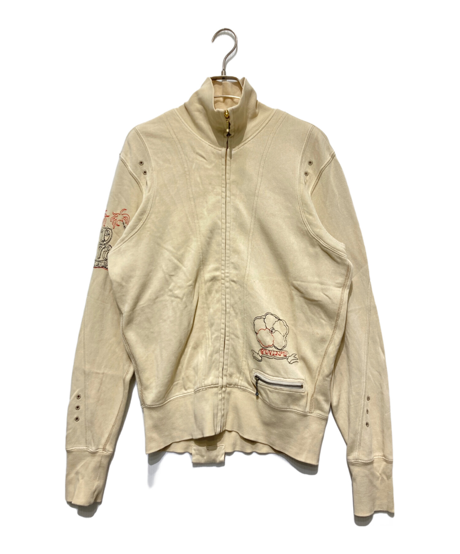 DIESEL ジャケット プリーツスカート Y2K グランジ 中古・古着通販】DIESEL (ディーゼル) ジップジャケット/Y2K ベージュ
