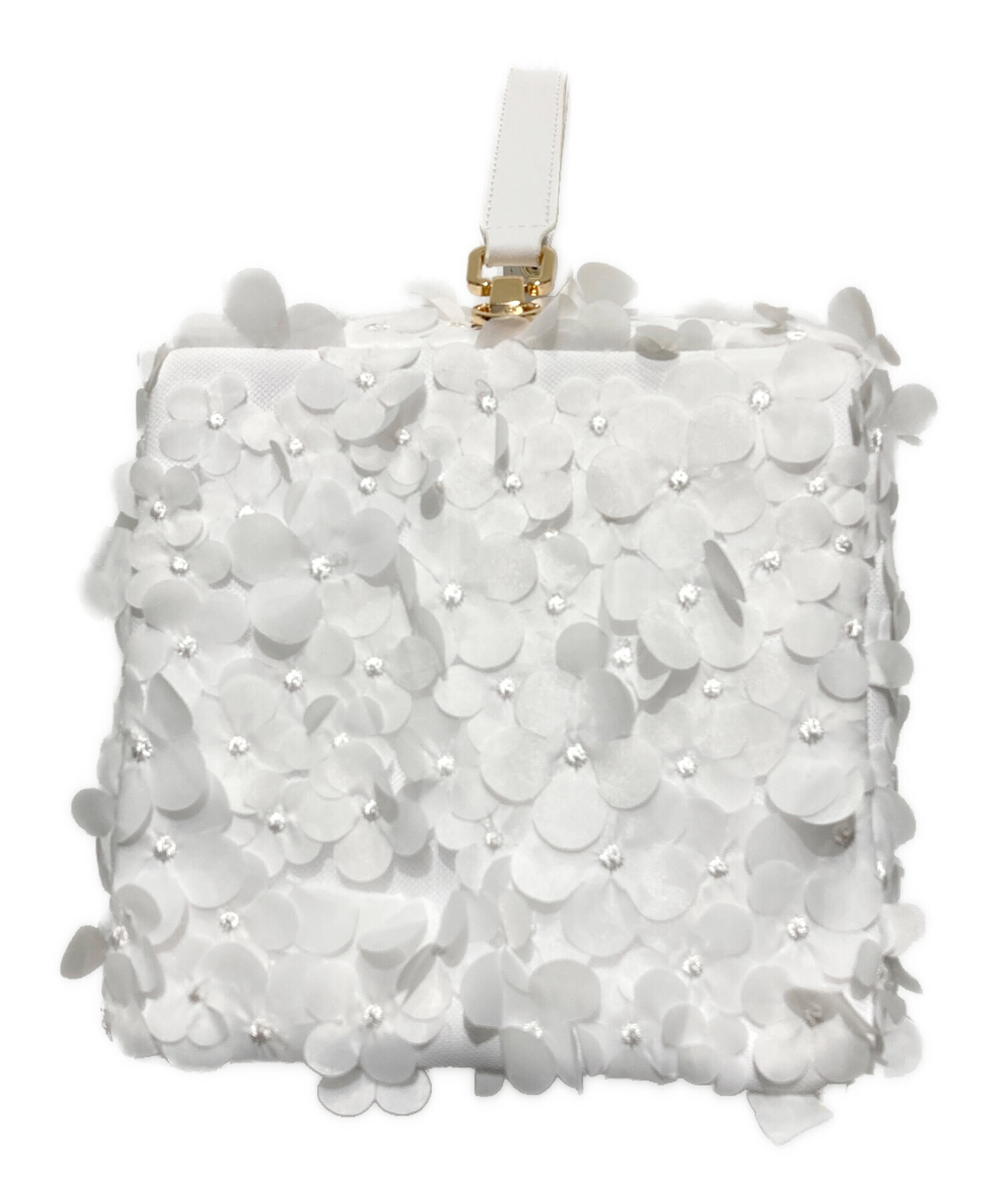 中古・古着通販】Bibiy. (ビビィ) B.FLORET BOX BAG ホワイト 