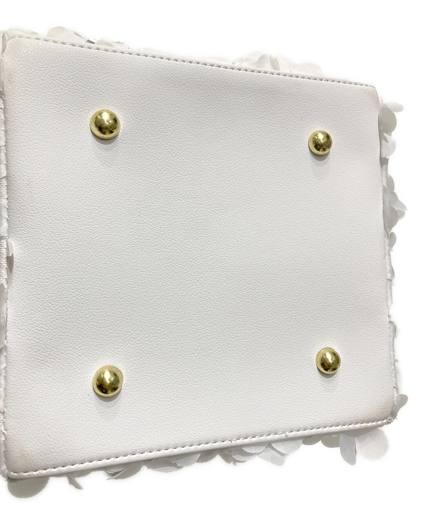 中古・古着通販】Bibiy. (ビビィ) B.FLORET BOX BAG ホワイト
