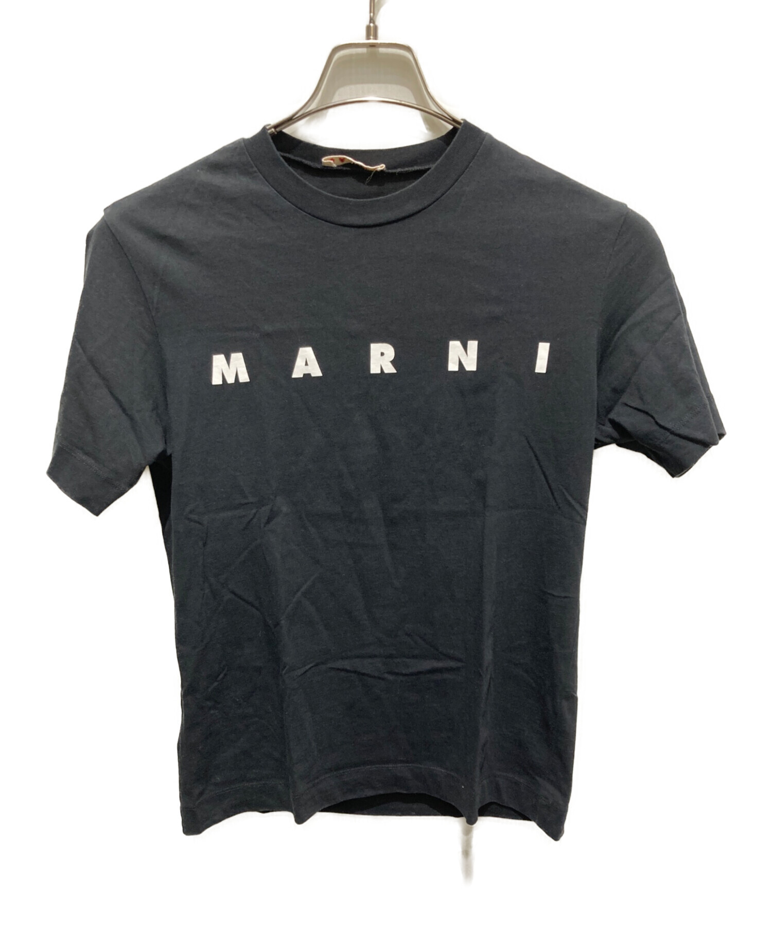 中古・古着通販】MARNI (マルニ) ロゴ半袖 Tシャツ ブラック サイズ:12