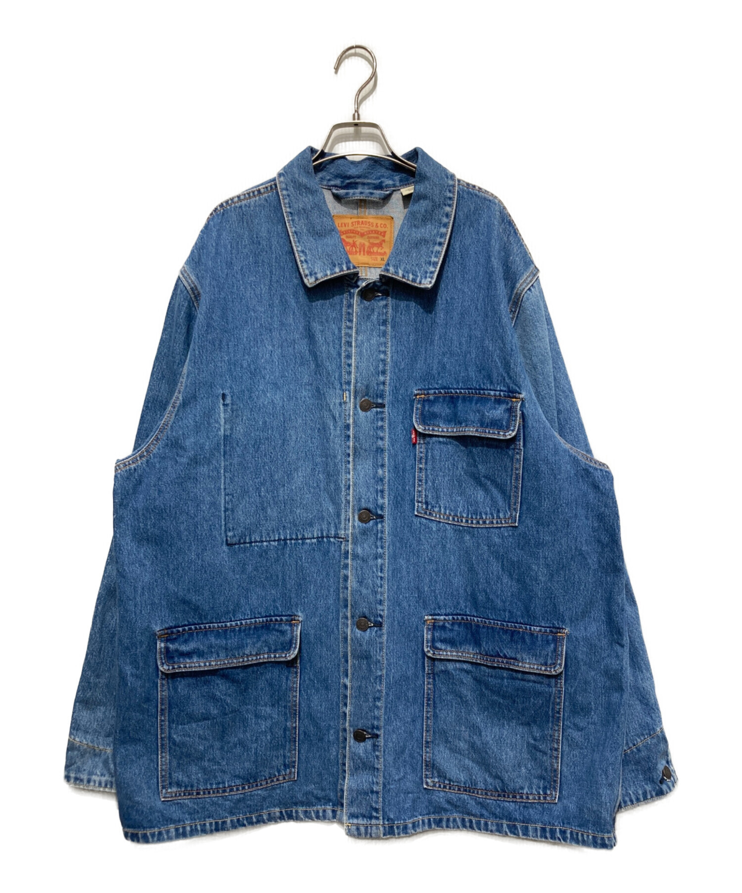 LEVI'S VINTAGE CLOTHING カバーオール 中古・古着通販】LEVI'S (リーバイス) カバーオール スカイブルー