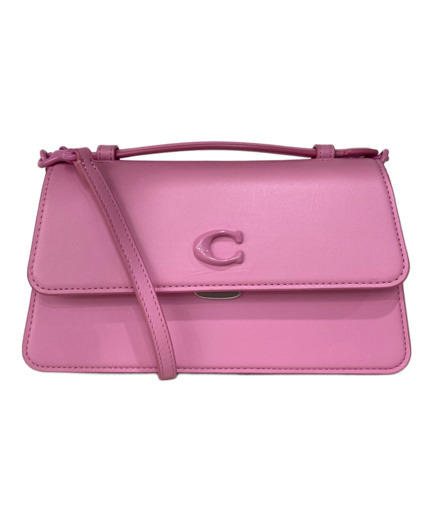 中古・古着通販】COACH (コーチ) ジュノ バッグ ピンク｜ブランド