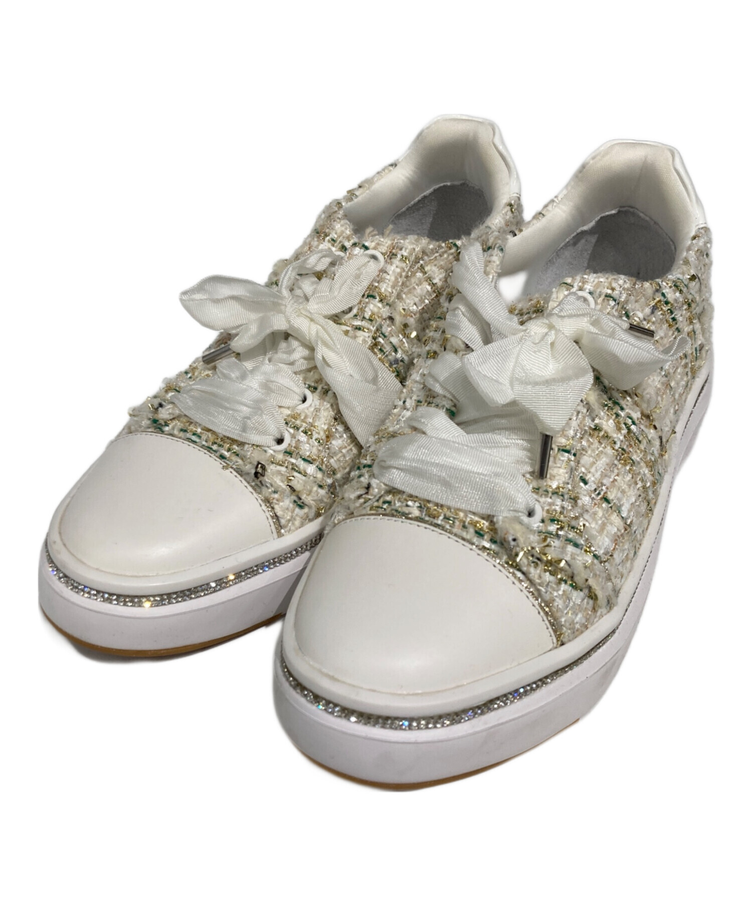 【新品】LANVIN Collectionレディース スニーカー ホワイト 中古・古着通販】LANVIN COLLECTION (ランバンコレクション