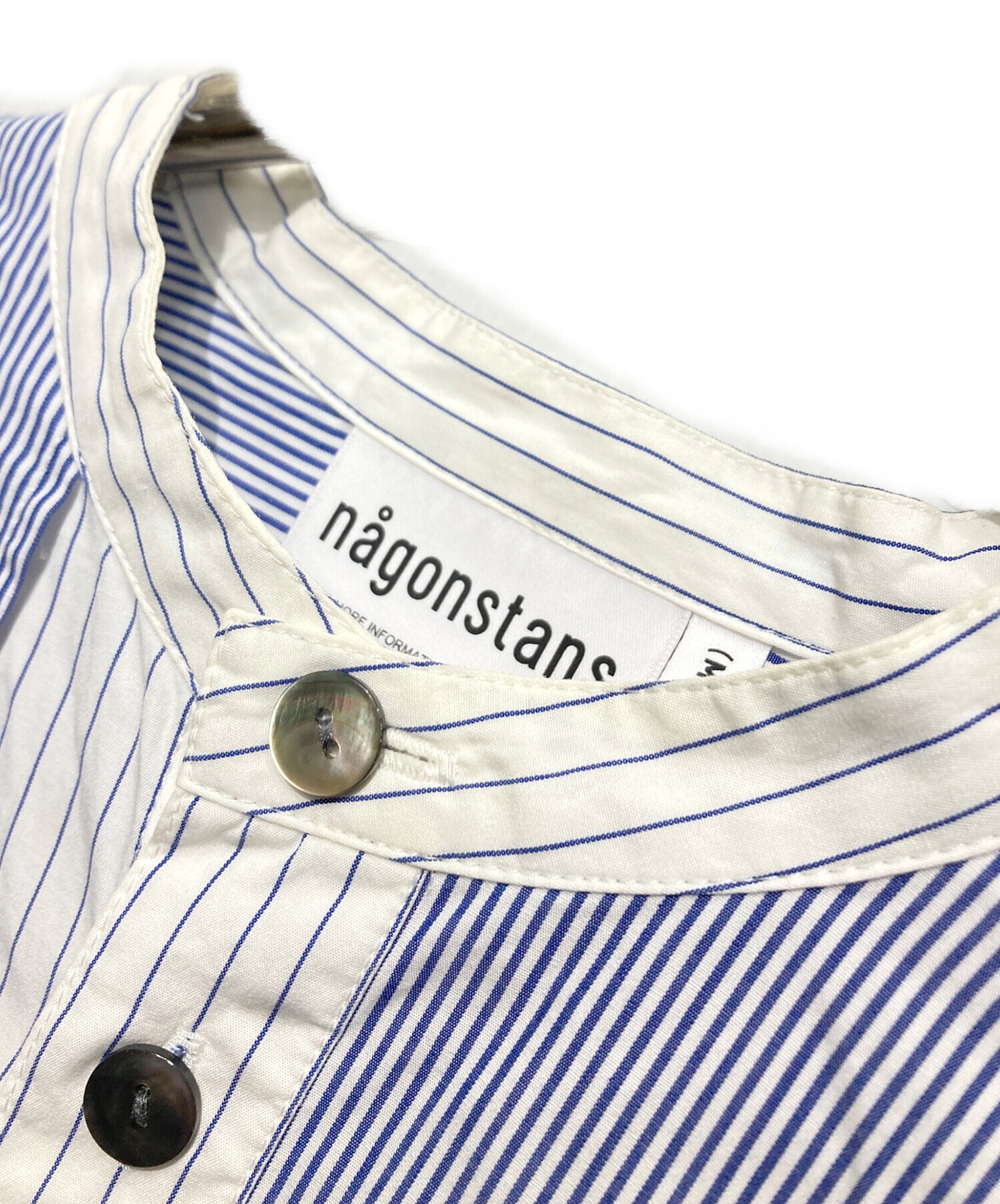 中古・古着通販】nagonstans (ナゴンスタンス) Stripe All round SH