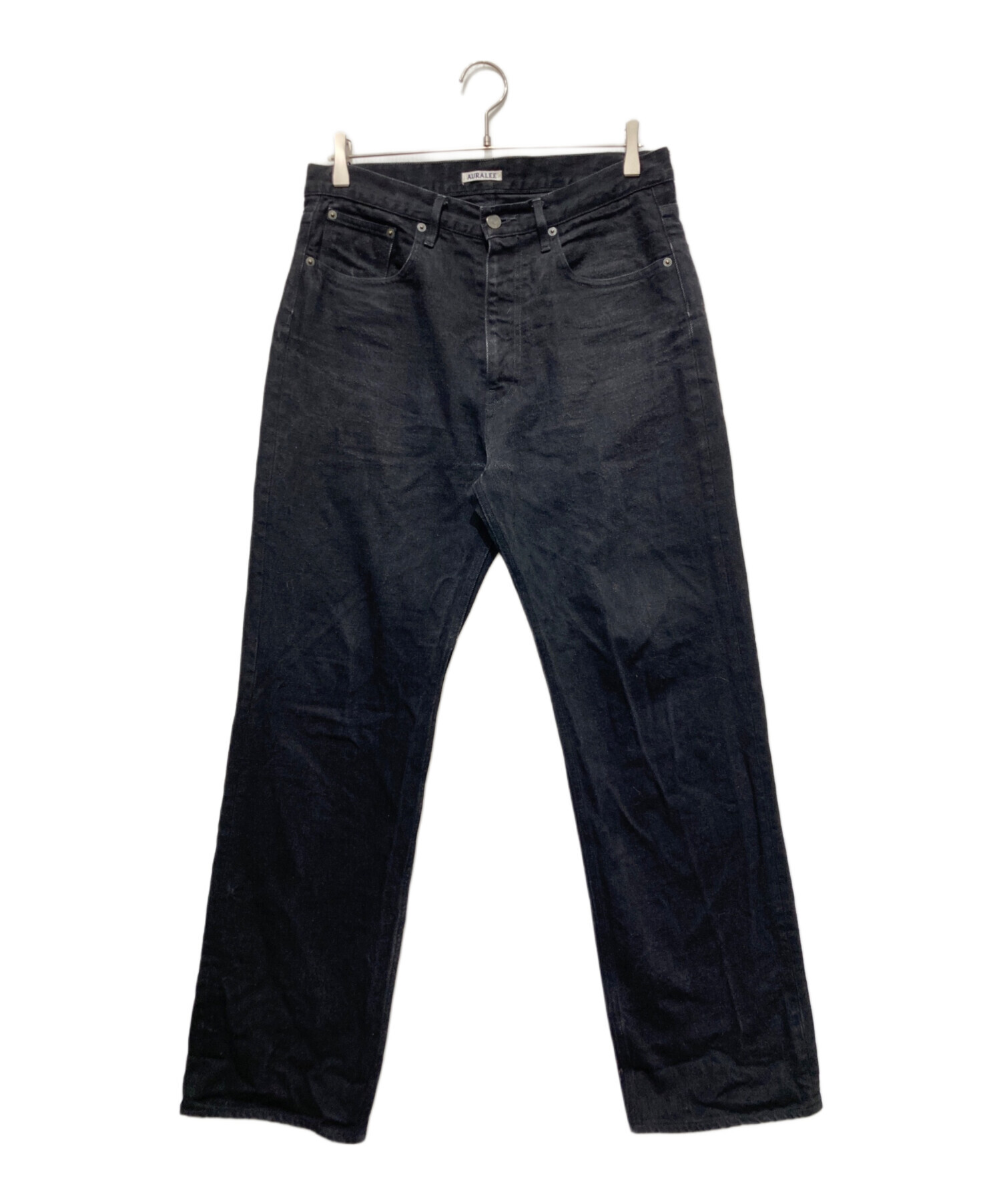 美品　 AURALEE A20AP01DM デニムパンツ ブラック 32 中古・古着通販】AURALEE (オーラリー) HARD TWIST DENIM 5P PANTS