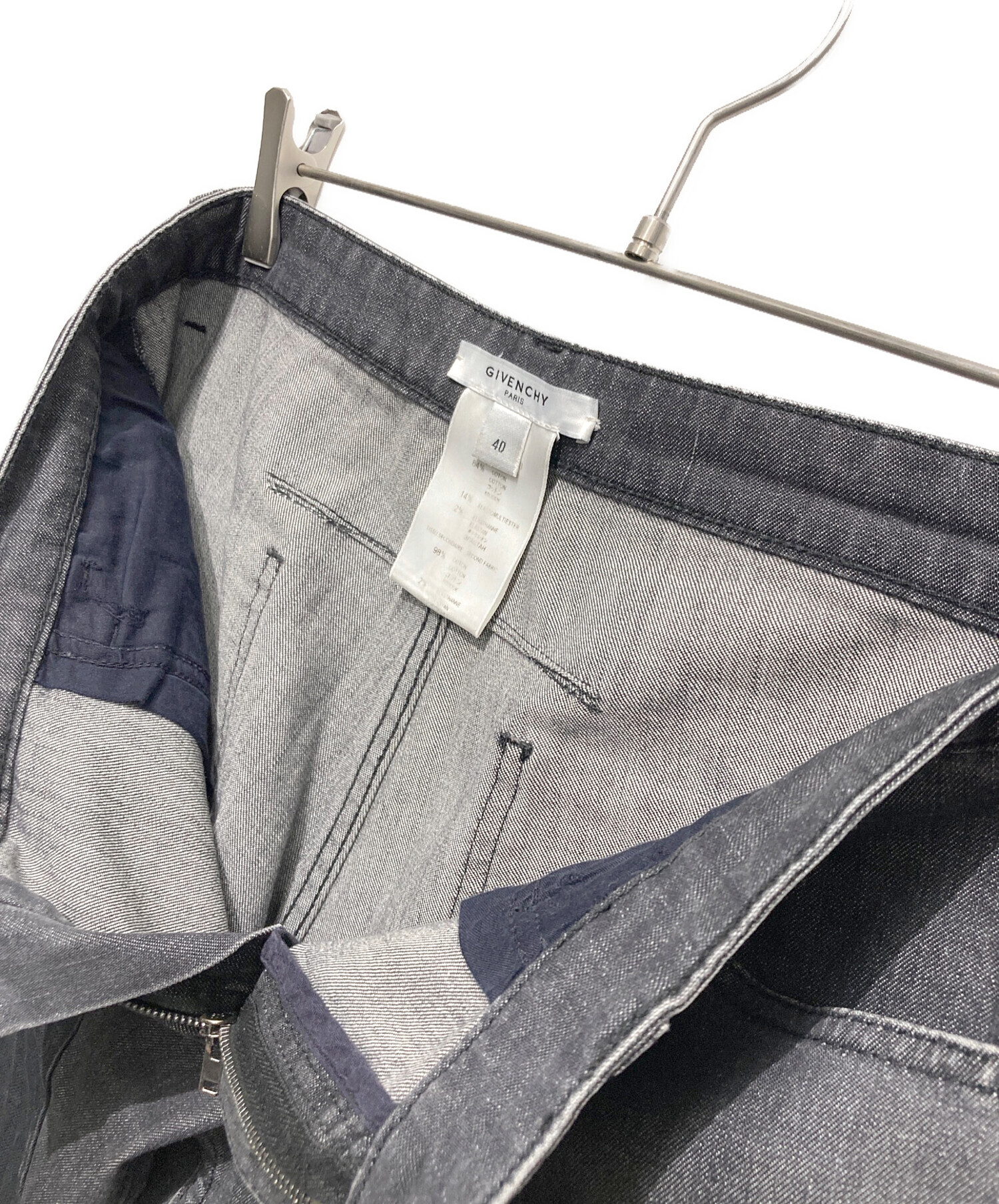 中古・古着通販】GIVENCHY (ジバンシィ) スキニーデニムパンツ/Y2K