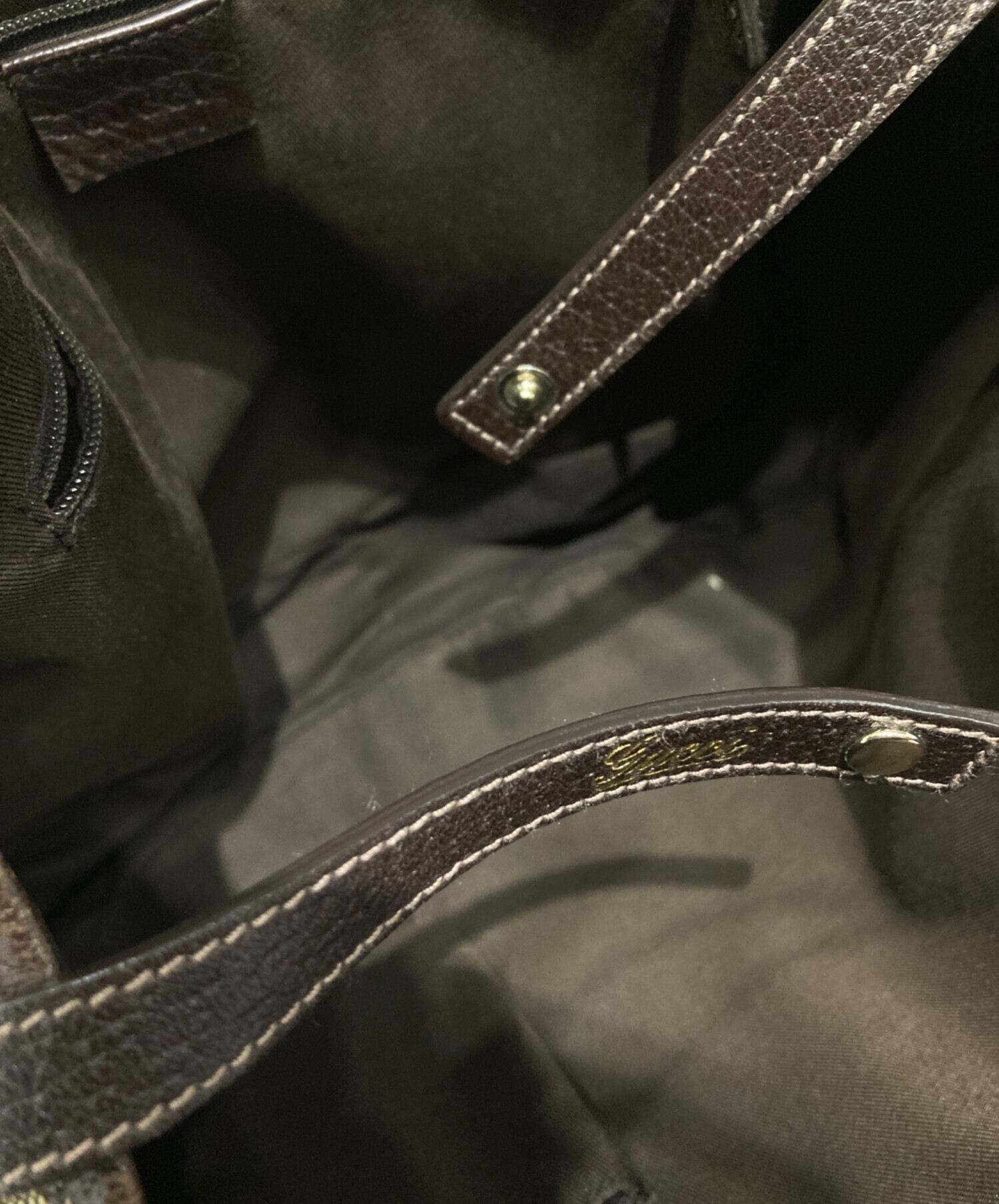 中古・古着通販】GUCCI (グッチ) アビー GGキャンバス トートバッグ