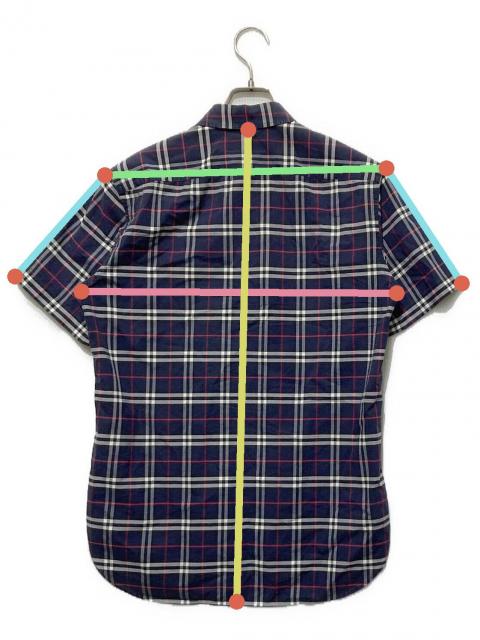 中古・古着通販】BURBERRY (バーバリー) チェックシャツ ネイビー