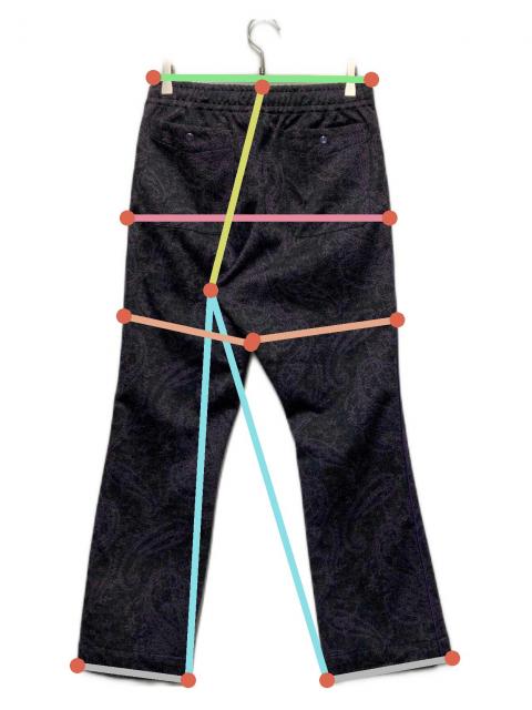 中古・古着通販】Needles (ニードルズ) 総柄トラックパンツ パープル