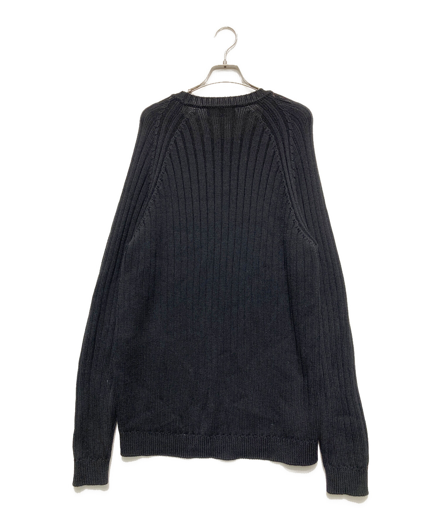 【ランクS】FENDI ロゴニット セーター 38 約Sサイズ ブラック 中古・古着通販】FENDI (フェンディ) ロゴ ニットセーター ブラック