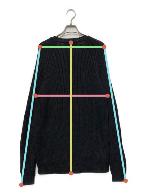 中古・古着通販】FENDI (フェンディ) ロゴ ニットセーター ブラック