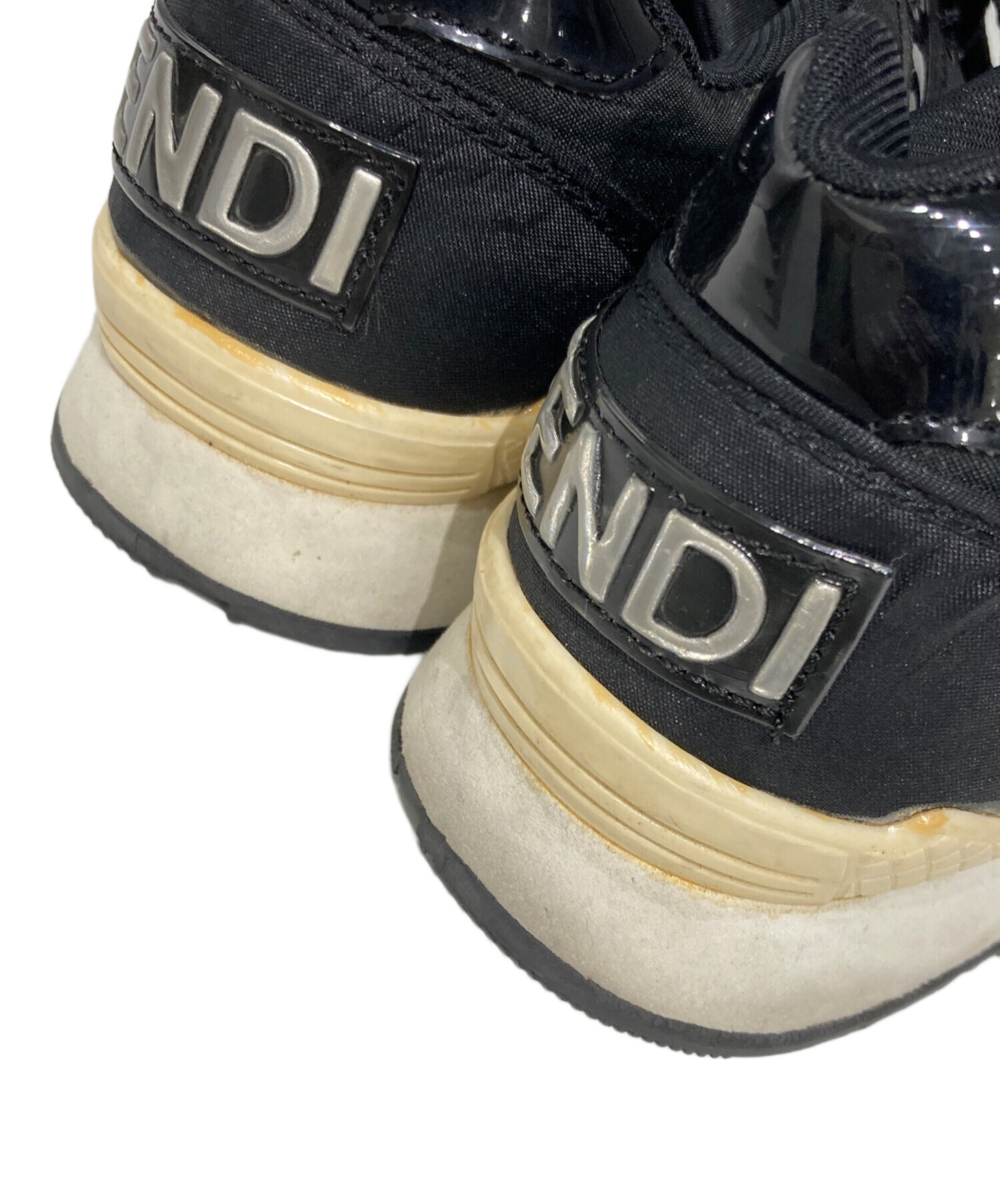 中古・古着通販】FENDI (フェンディ) スニーカー ブラック サイズ:36