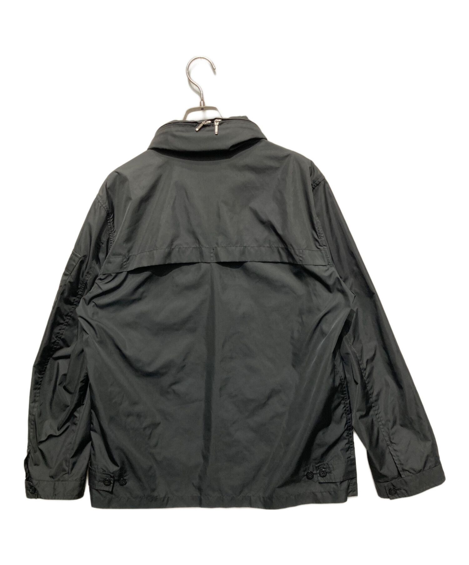 【希少】BURBERRY BLACK LABEL ホワイト×ブラック ブルゾン 中古・古着通販】BURBERRY BLACK LABEL (バーバリーブラックレーベル