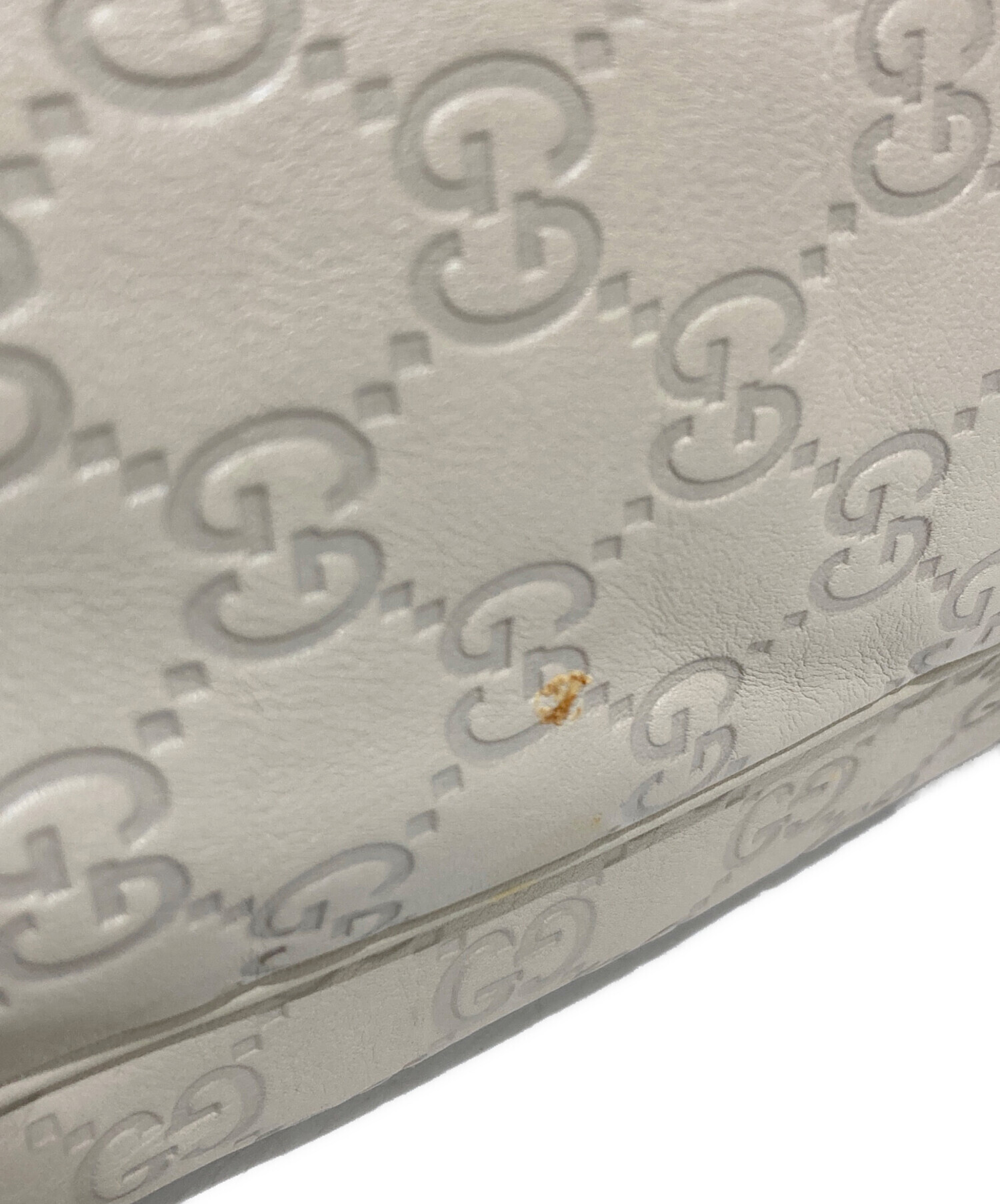 中古・古着通販】GUCCI (グッチ) グッチシマ レザー ミディアムトート