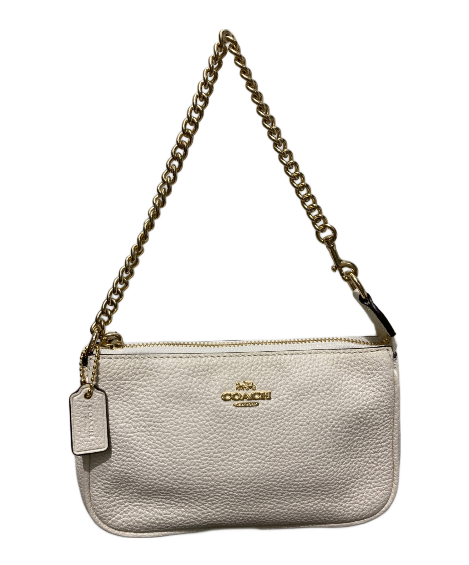 中古・古着通販】COACH (コーチ) ハンドバッグ ホワイト｜ブランド