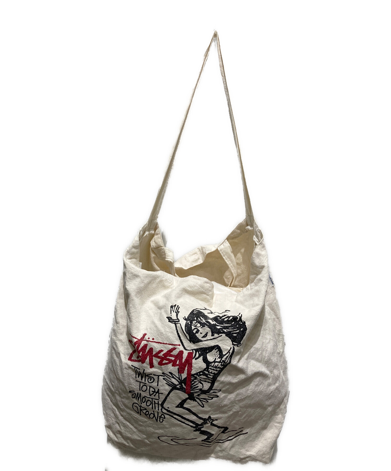 old stussy ハンドバッグ　コーデュロイ old stussy ハンドバッグ コーデュロイ Canvas Market Tote - Black
