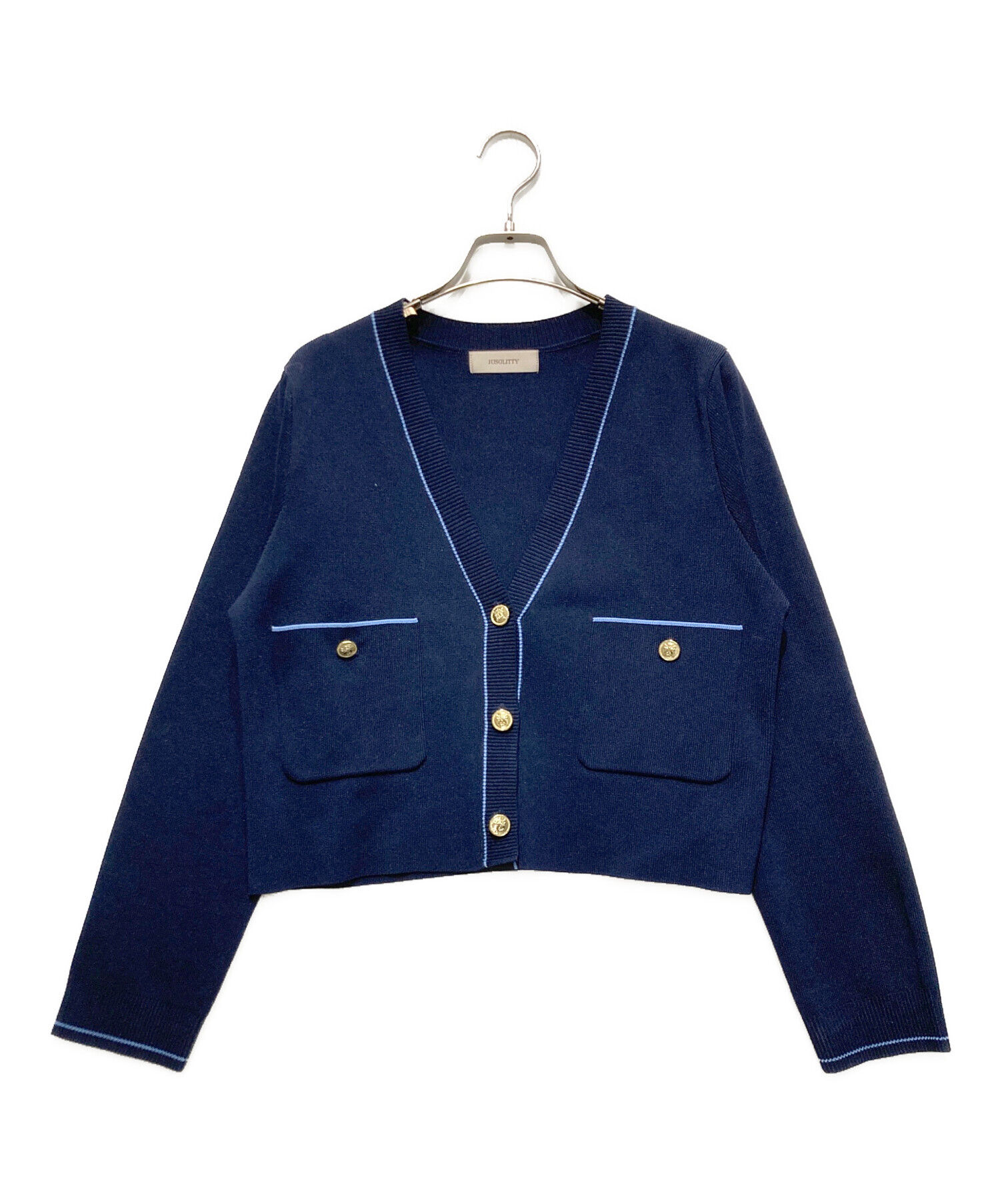 中古・古着通販】JUSGLITTY (ジャスグリッティー) シャツカラーVネック