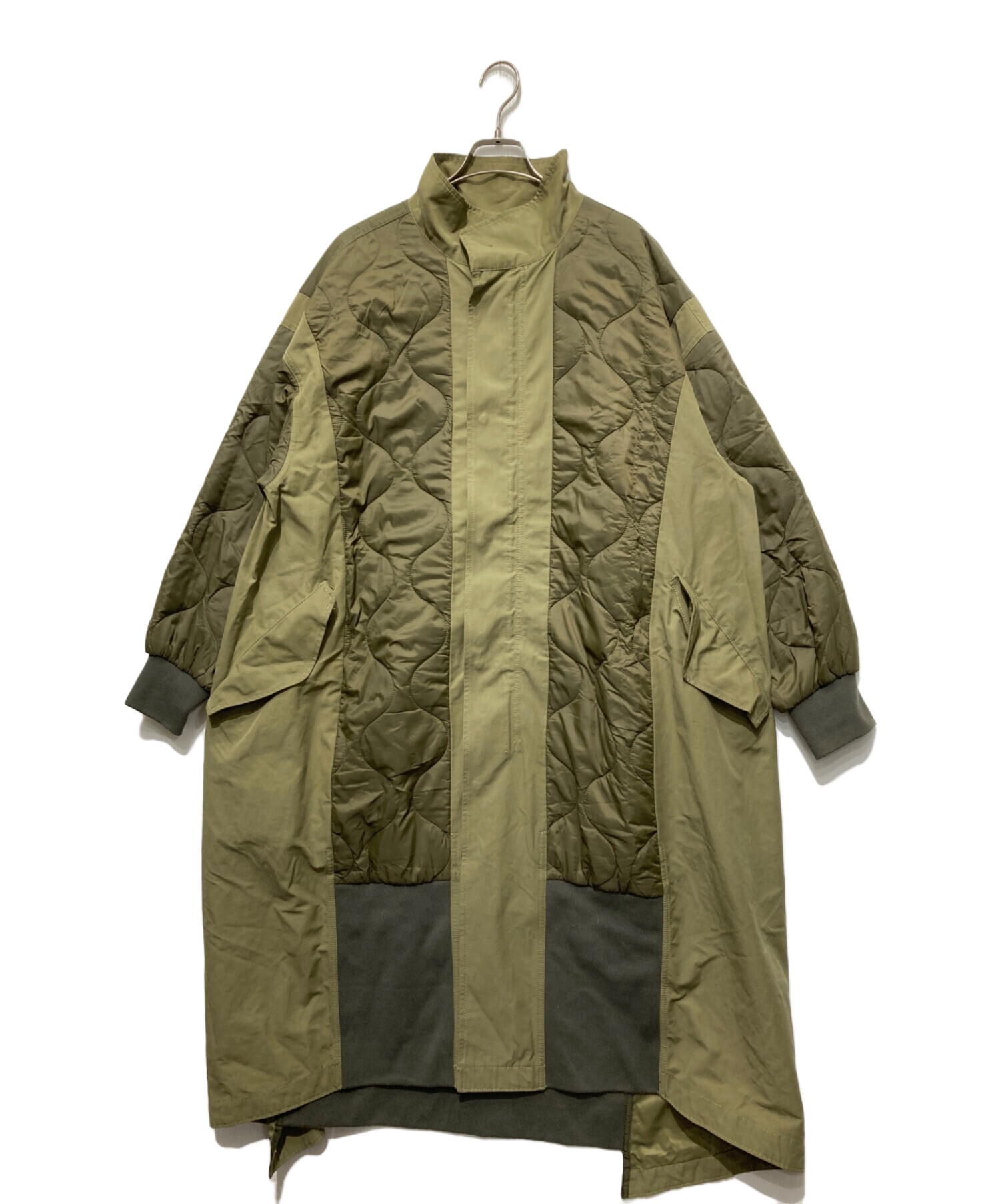 中古・古着通販】etsinta (エシンタ) 切替マキシミリタリーコート