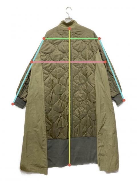 中古・古着通販】etsinta (エシンタ) 切替マキシミリタリーコート