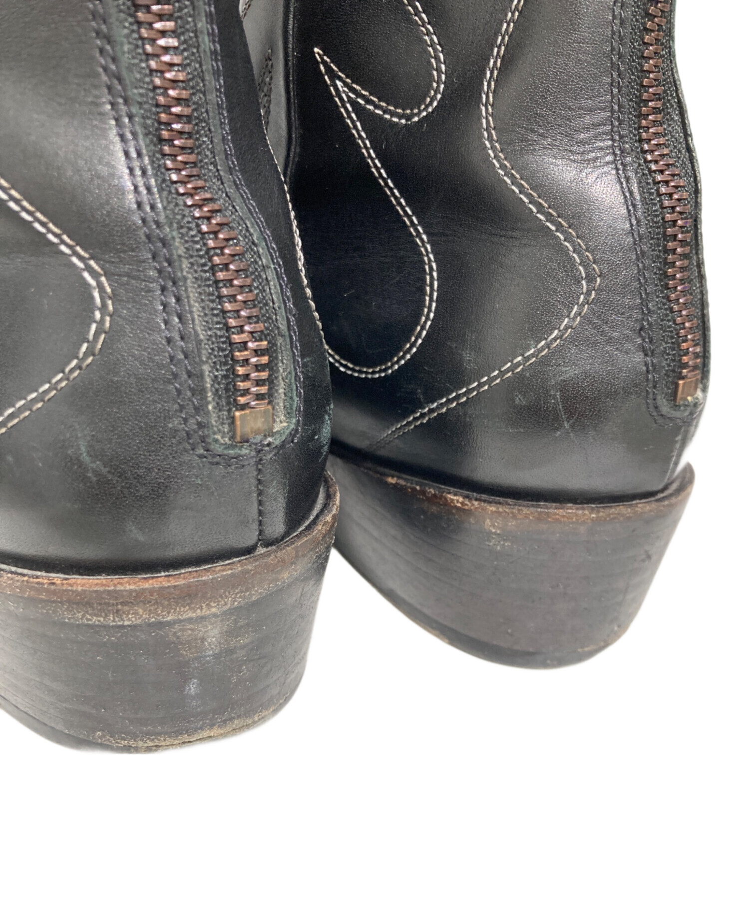 中古・古着通販】EARLE (アール) Minimal western boots/ウエスタン