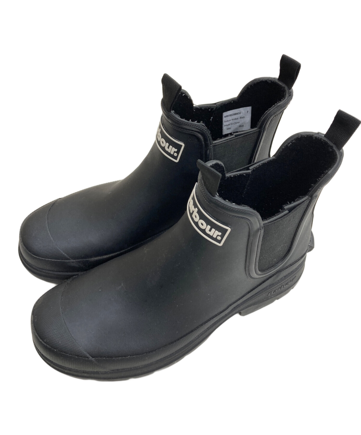 【未使用】バブアー サイドゴアブーツ レインブーツ ブラック 5 24cm相当 中古・古着通販】Barbour (バブアー) レインブーツ/サイドゴアブーツ