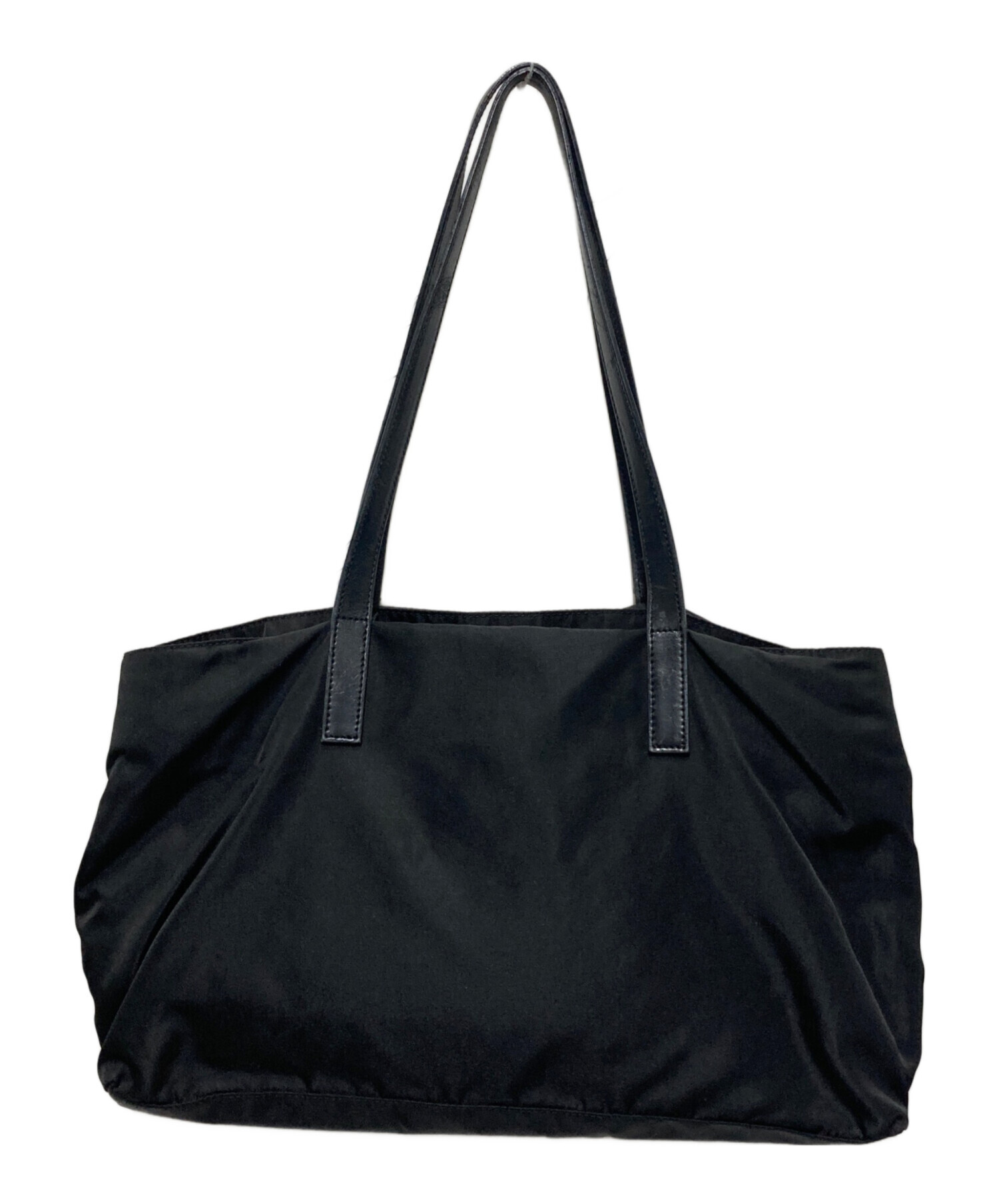 Grin【中古/付属品あり】PRADA プラダナイロン トートバッグ 中古・古着通販】PRADA (プラダ) ナイロントートバッグ ブラック