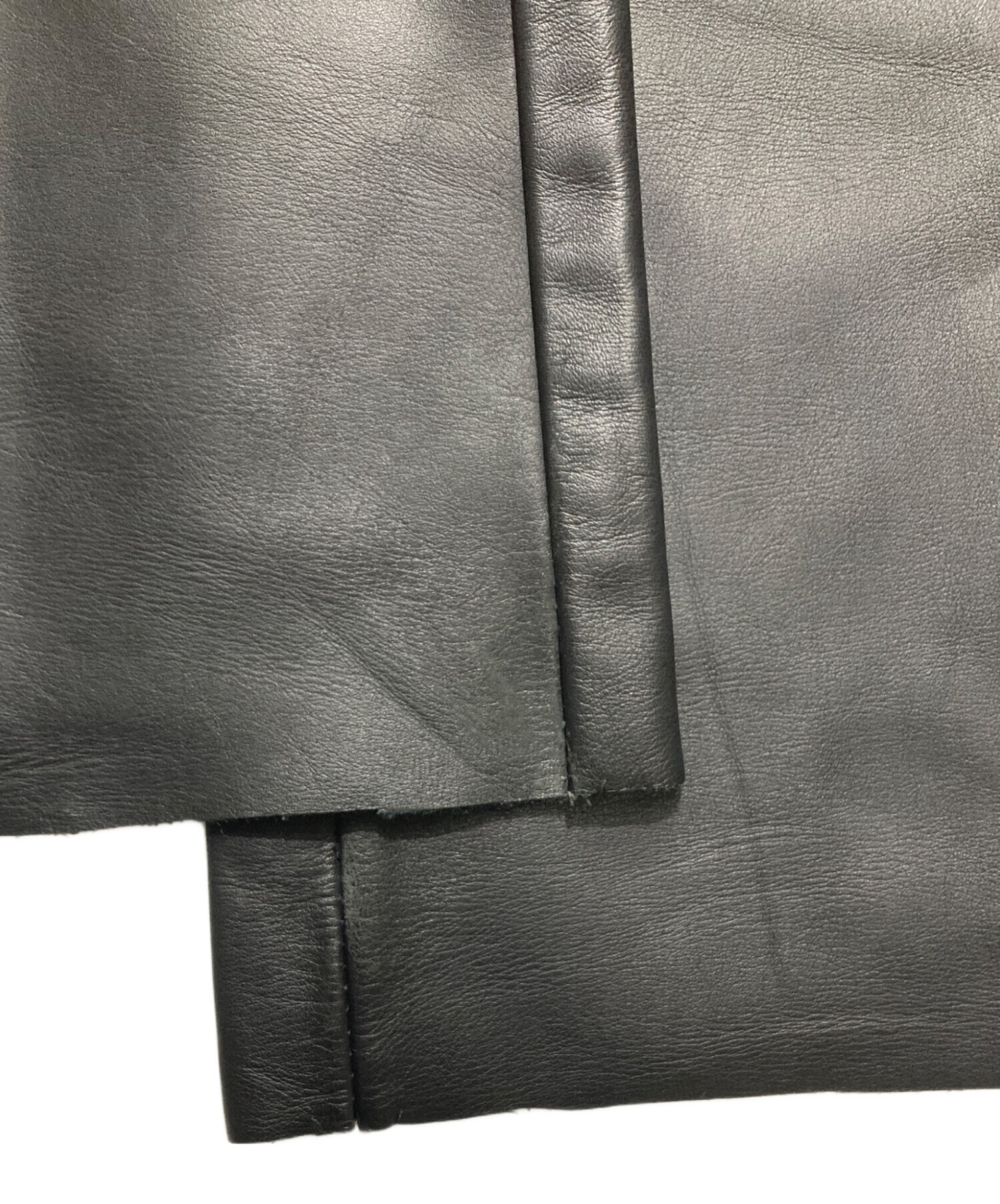 中古・古着通販】Schott (ショット) 600 レザーパンツ ブラック サイズ