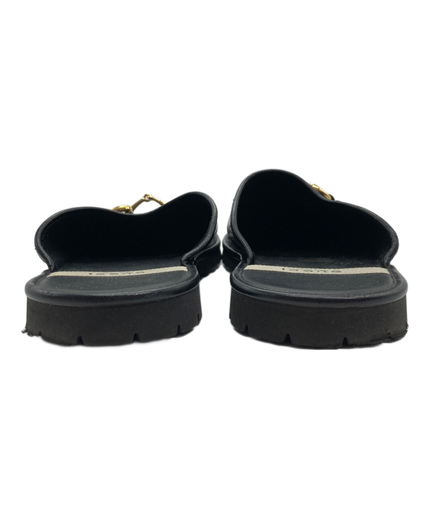 中古・古着通販】GUCCI (グッチ) ミュール ブラック サイズ:7