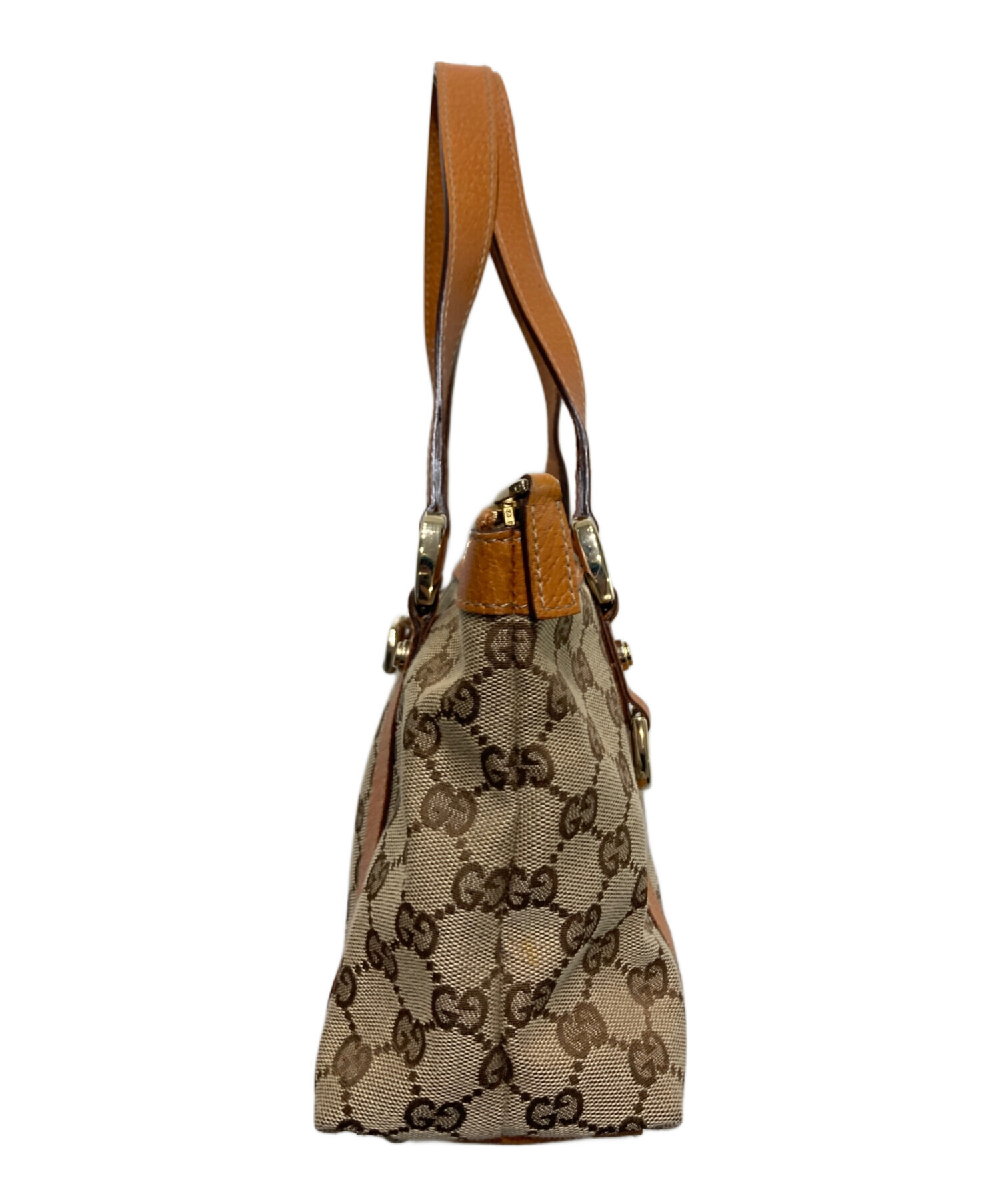 中古・古着通販】GUCCI (グッチ) GGキャンパストートバッグ ベージュ 