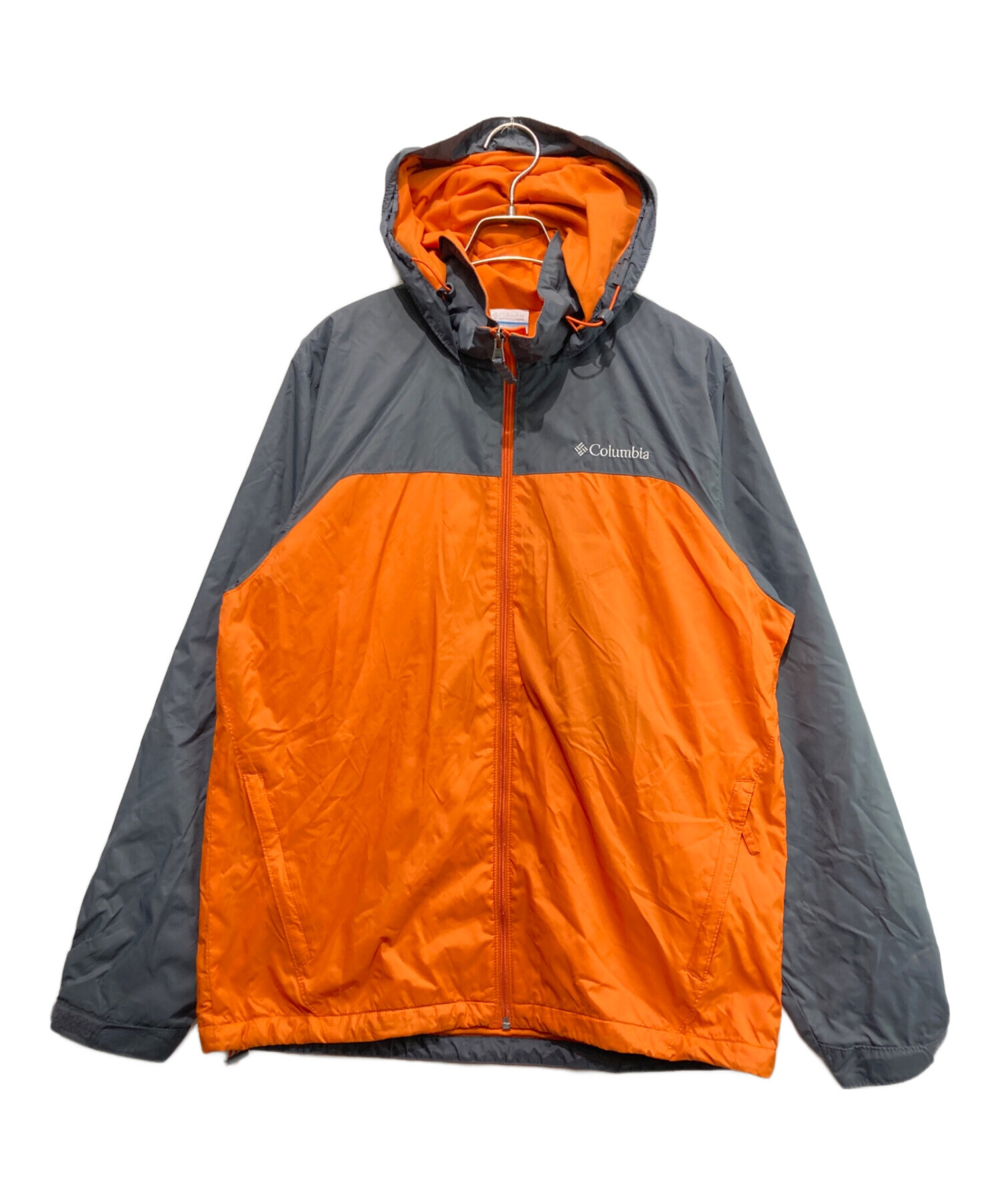 Columbia ナイロンジャケット Mサイズ 中古・古着通販】Columbia (コロンビア) ナイロンジャケット オレンジ