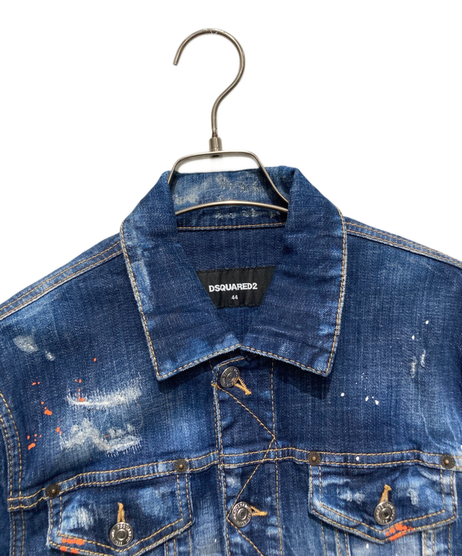DSQUARED2 デニムジャケット 44 中古・古着通販】DSQUARED2 (ディースクエアード) Dan Jean Jacket