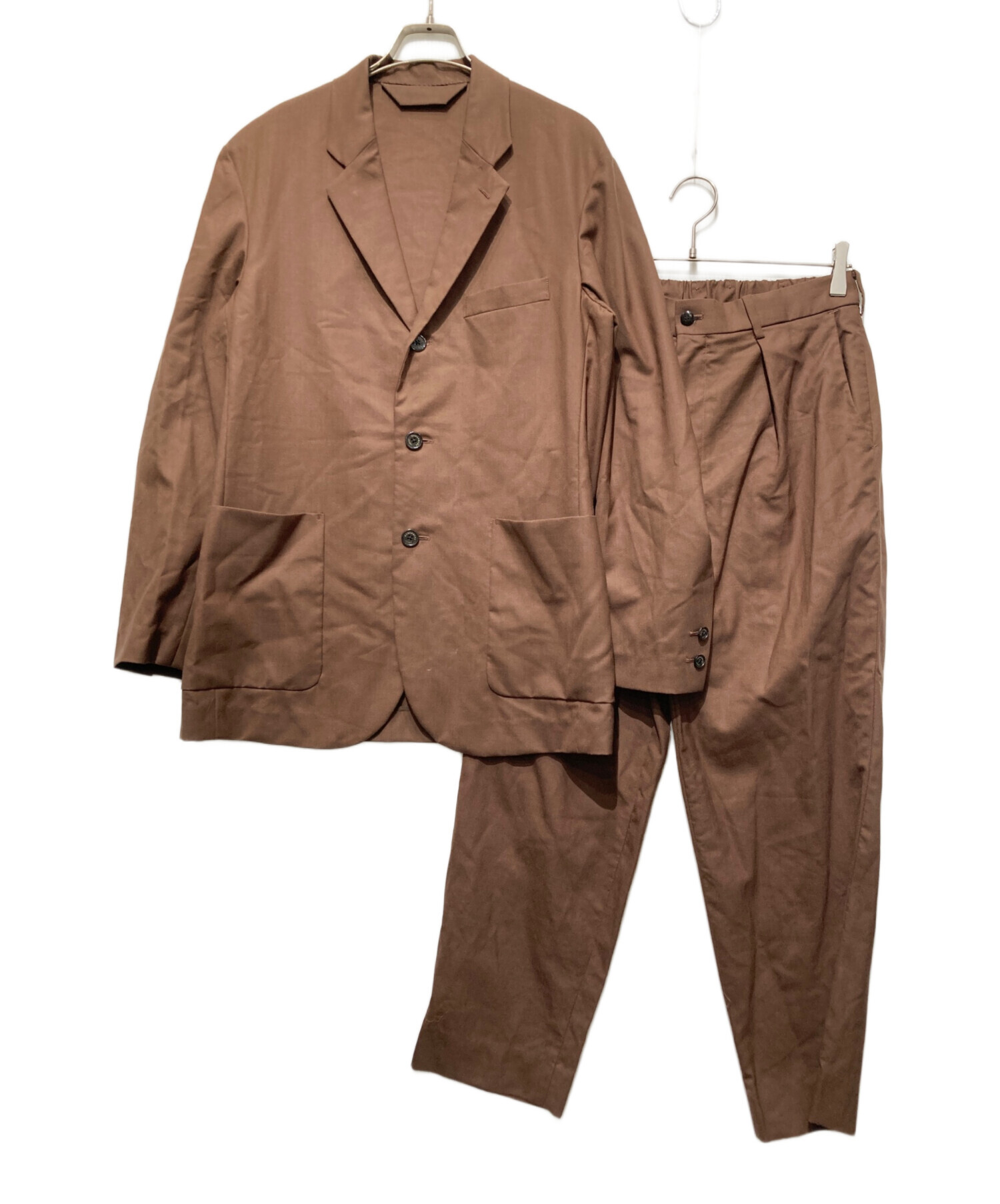 MARKAWARE WOOL TROPICAL セットアップ 中古・古着通販】MARKAWARE (マーカウェア) MARKAWARE ORGANIC WOOL