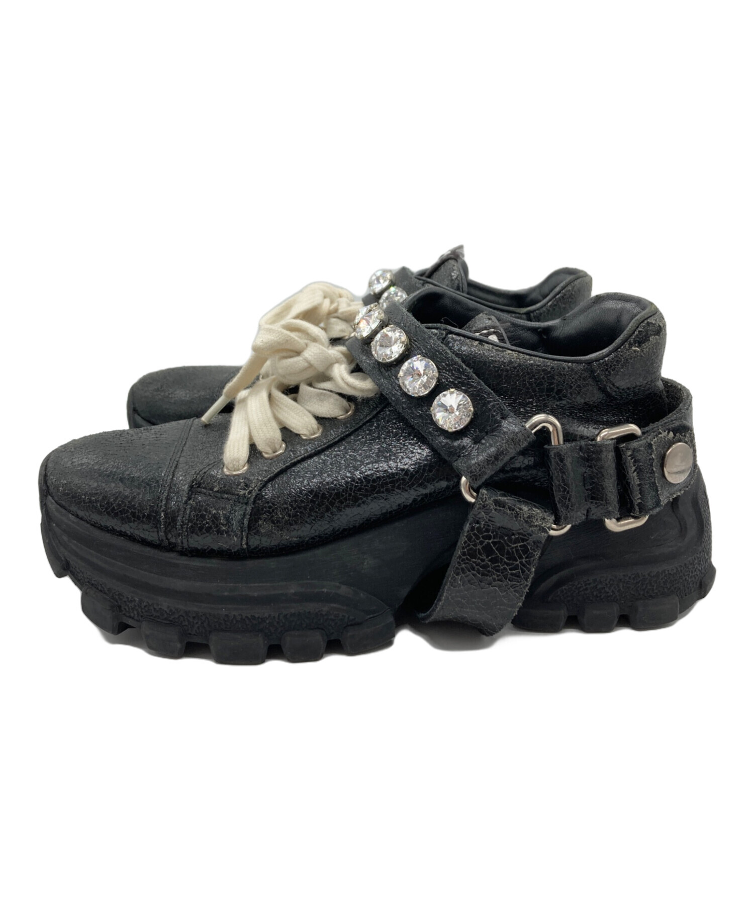 中古・古着通販】MIU MIU (ミュウミュウ) ラメグリッタービジュー