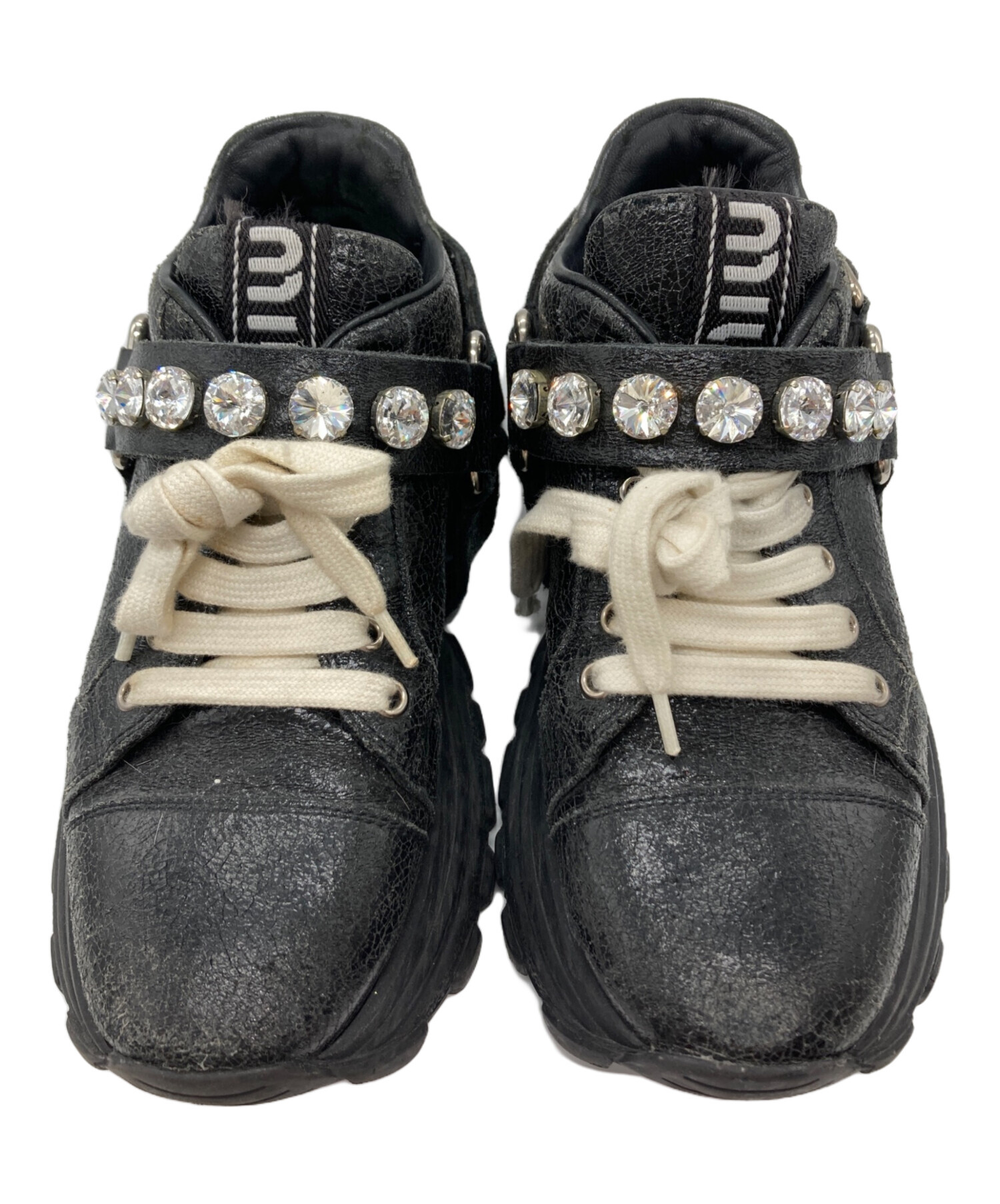 中古・古着通販】MIU MIU (ミュウミュウ) ラメグリッタービジュー