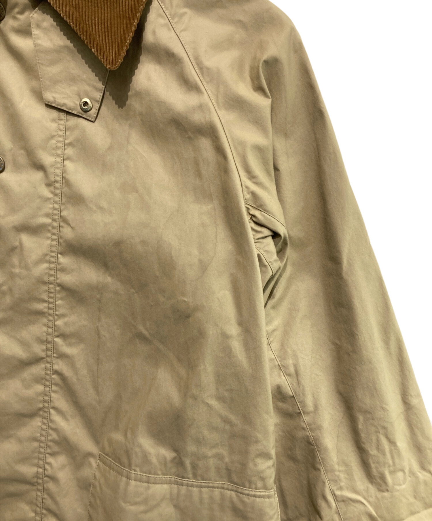 中古・古着通販】Barbour (バブアー) OS BURGHLEY ベージュ サイズ:36 中古・古着通販】Barbour (バブアー) OS BURGHLEY ベージュ サイズ:36