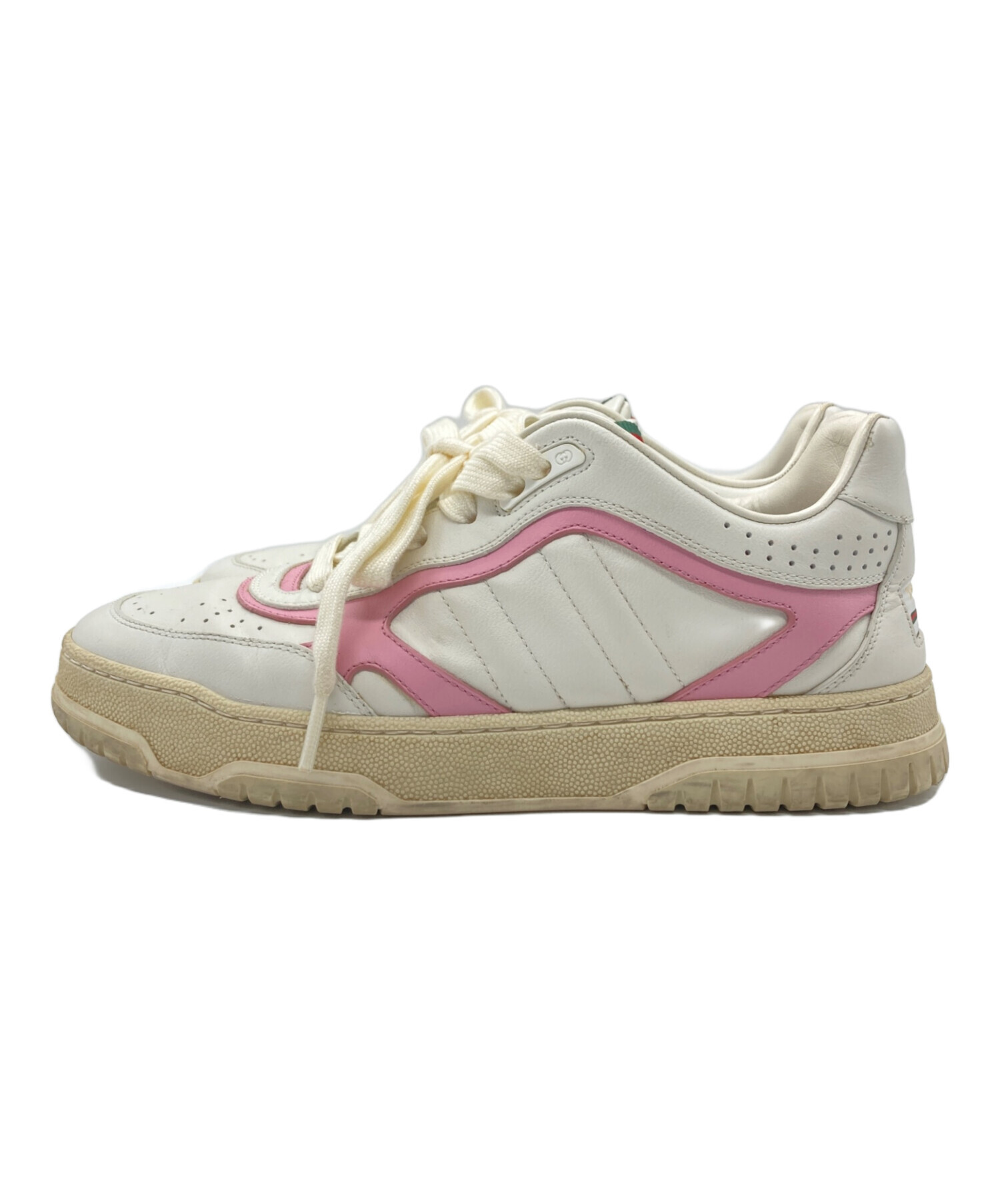 中古・古着通販】GUCCI (グッチ) Re-Web リウェブ レザースニーカー