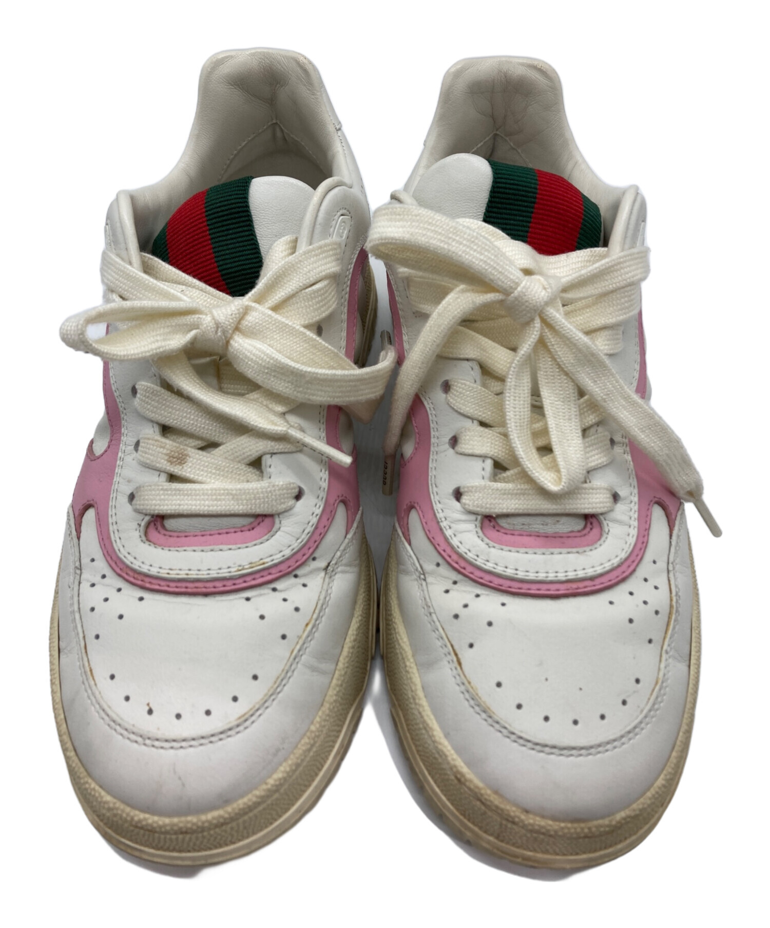 中古・古着通販】GUCCI (グッチ) Re-Web リウェブ レザースニーカー