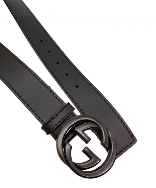 中古・古着通販】GUCCI (グッチ) インターロッキングG ベルト ブラウン