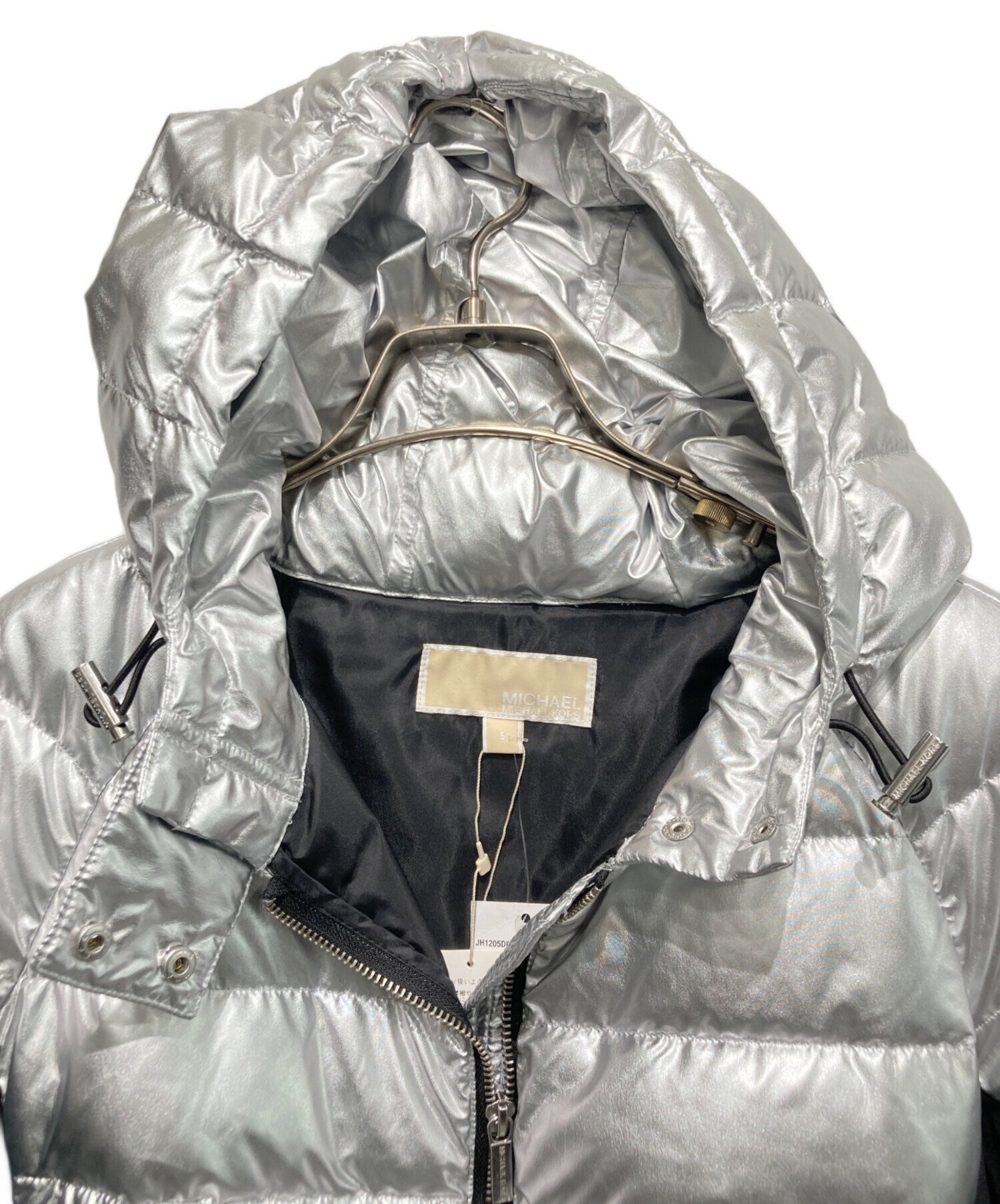 Michael Kors シルバー ダウンジャケット 中古・古着通販】MICHAEL KORS (マイケルコース) ダウンジャケット