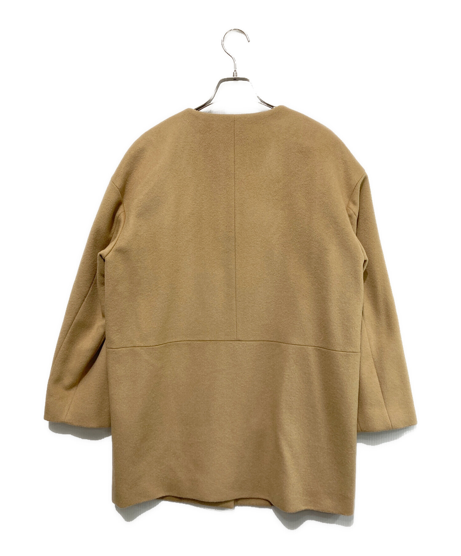 中古・古着通販】UNTITLED (アンタイトル) カシミヤ混ノーカラーコート
