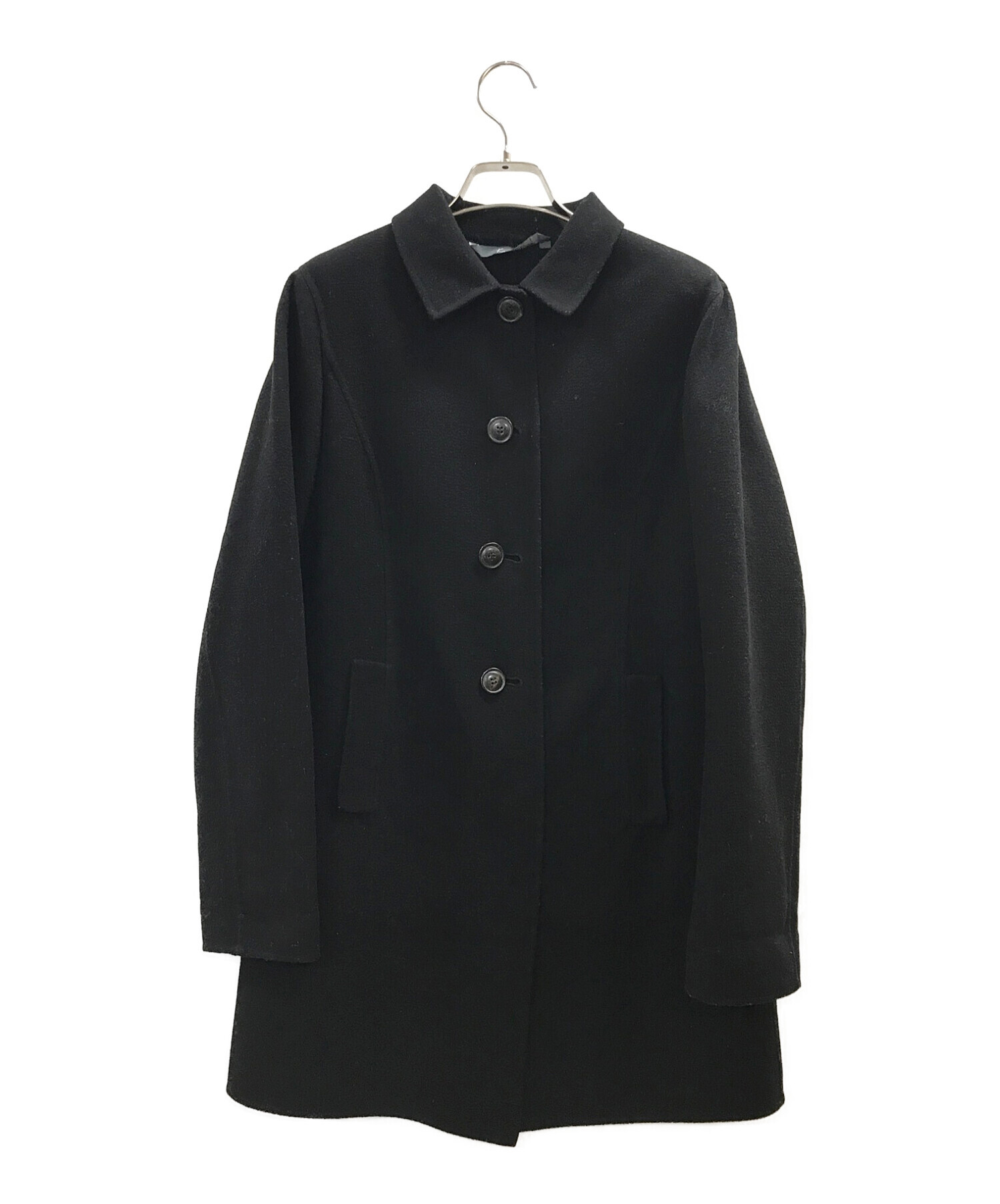 正規品 ◆KAMANTA◆ 最高級 カシミヤ混 ウールコート 中古・古着通販】kamanta (カマンタ) ウールコート ブラック