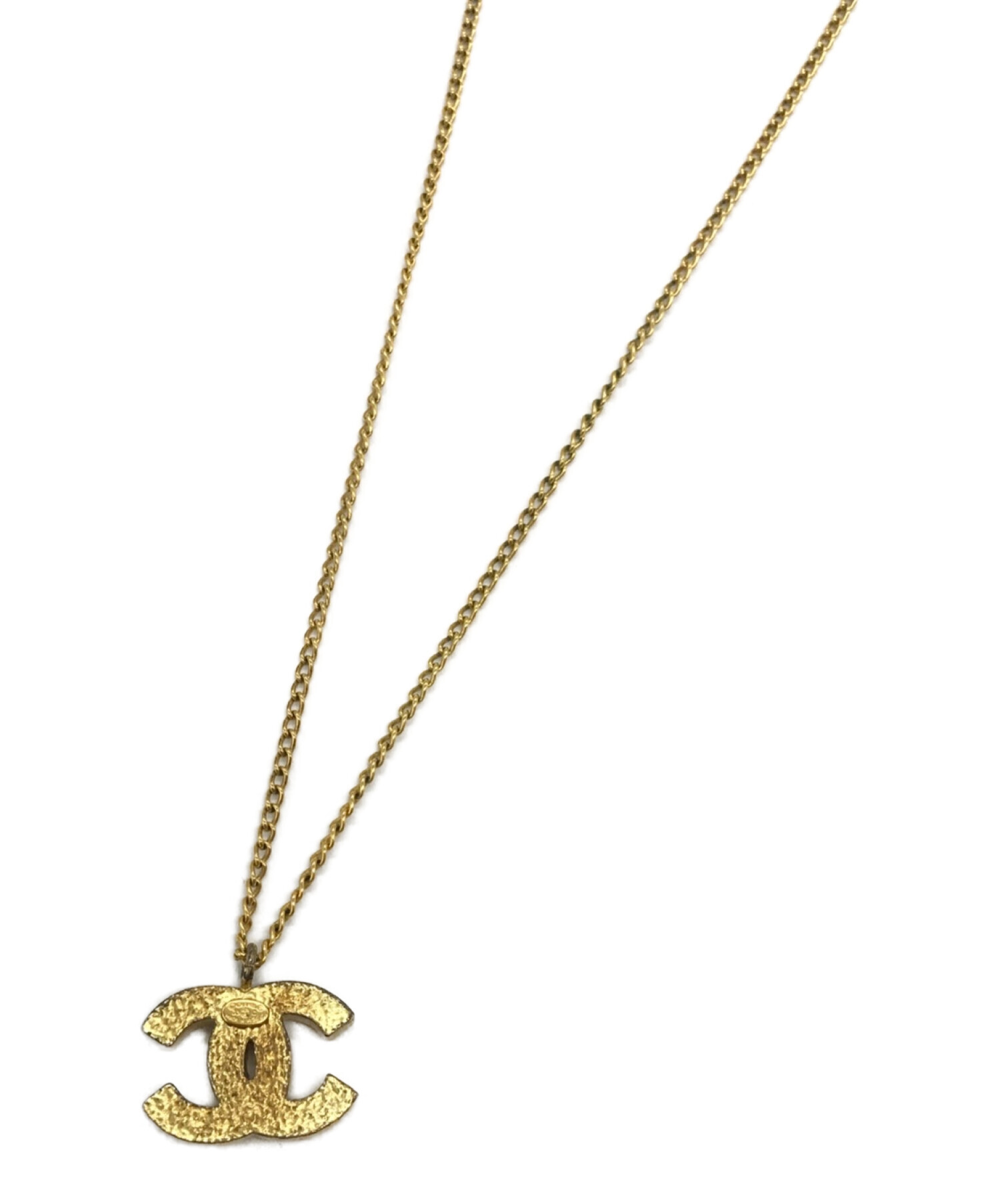中古・古着通販】CHANEL (シャネル) ラインストーンネックレス 中古・古着通販】CHANEL (シャネル) ラインストーンネックレス